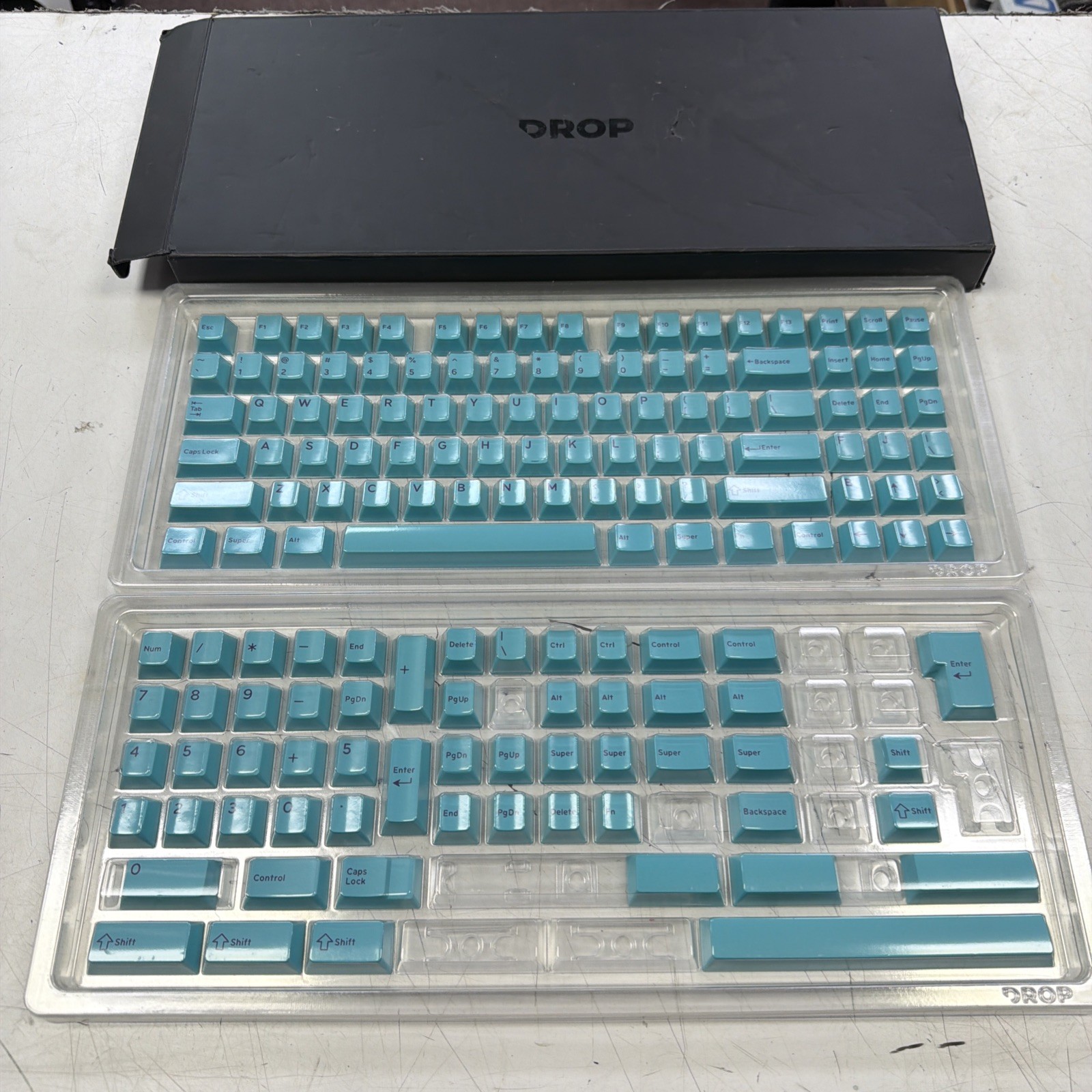 Drop DCX Cyanlet Key Cap Base Kit Set 150 KeyCaps Free Shipping