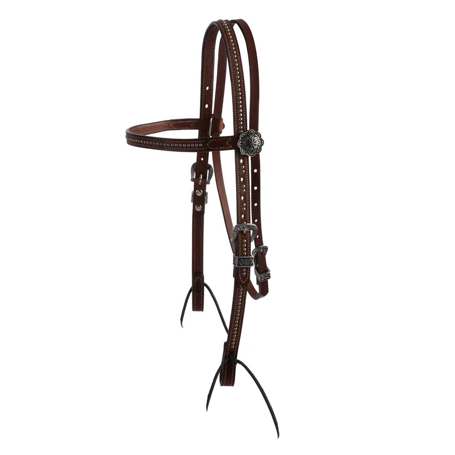 Weaver Leather Austin Browband Headstall - English Bridle Leather