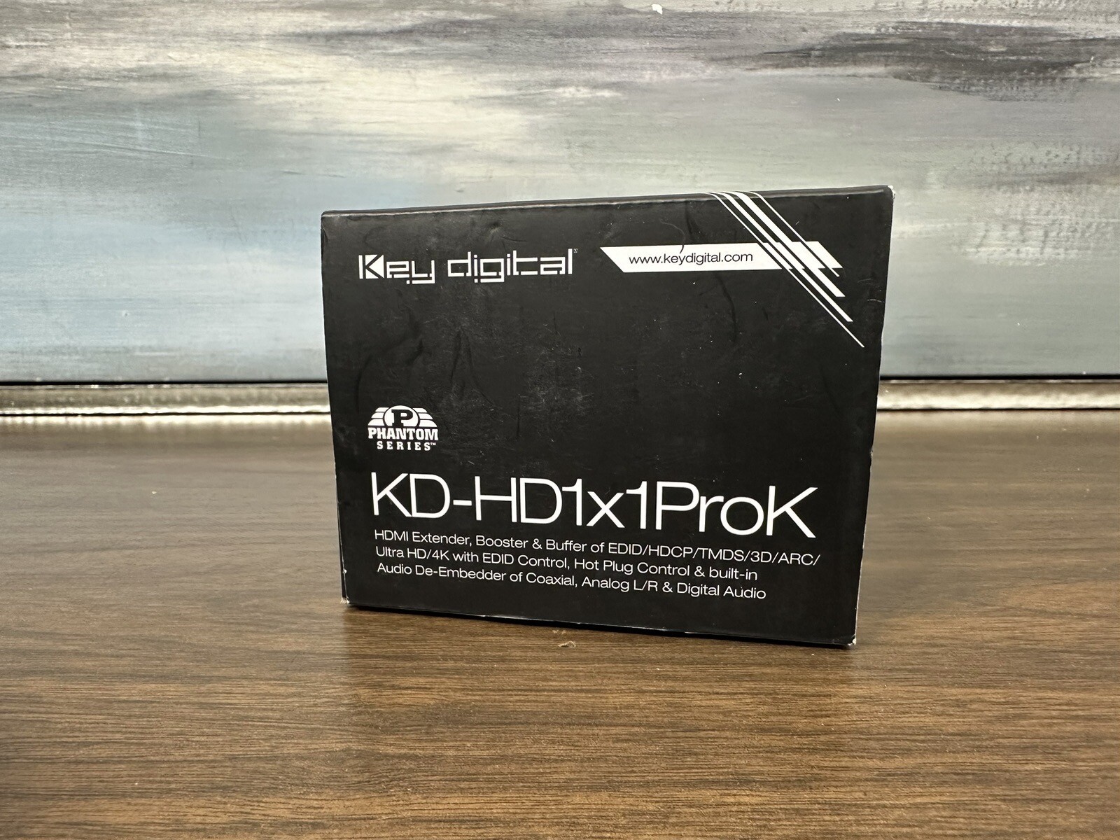 Key Digital KD-HD1x1ProK HDMI Extender/Booster/Buffer with Audio De-Embedder