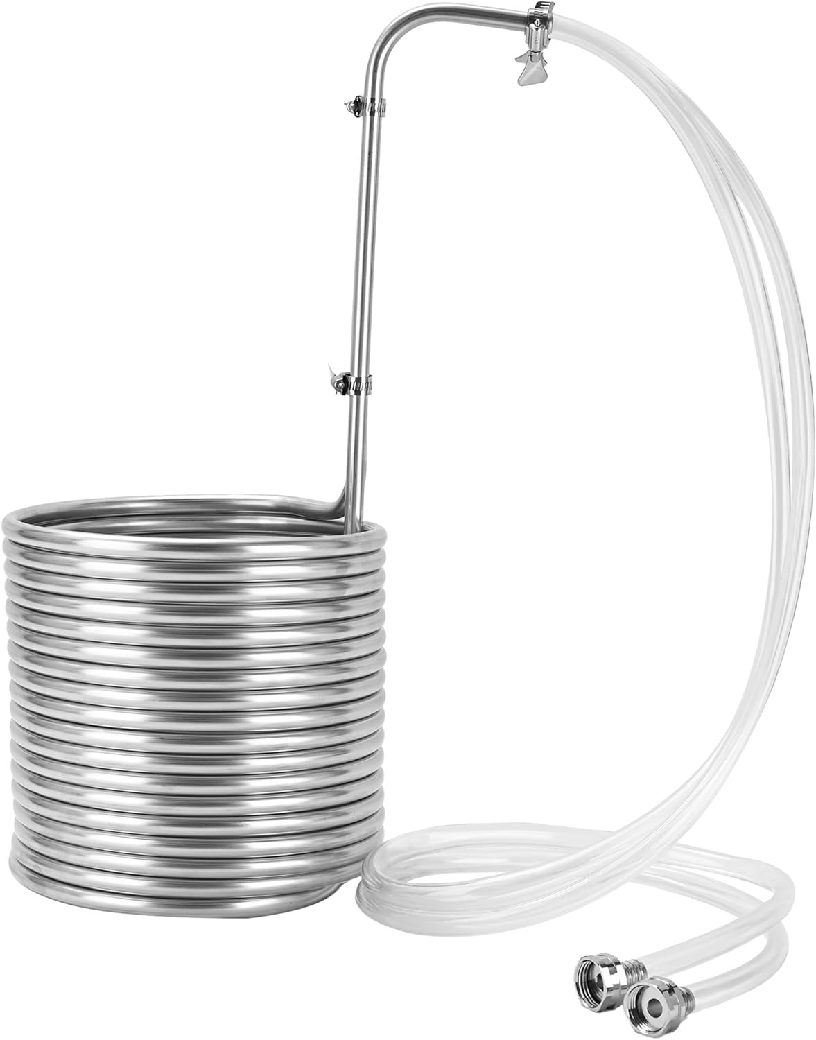 1/2" X 50Ft 304 Wort Chiller, Immerson Chiller, Stainless Steel Tubing Coil for