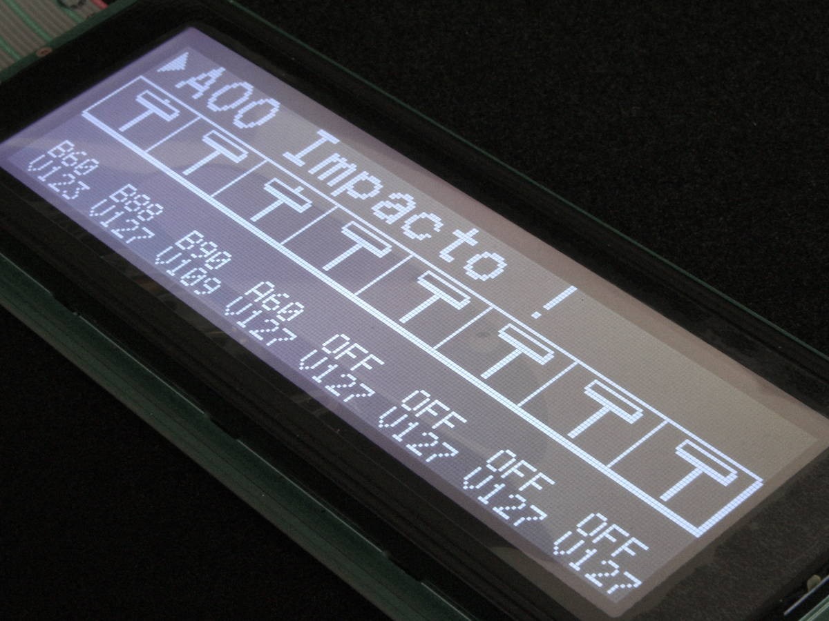 KORG 01/W FD High Brightness Black LED Backlit LCD Display Replacement japan