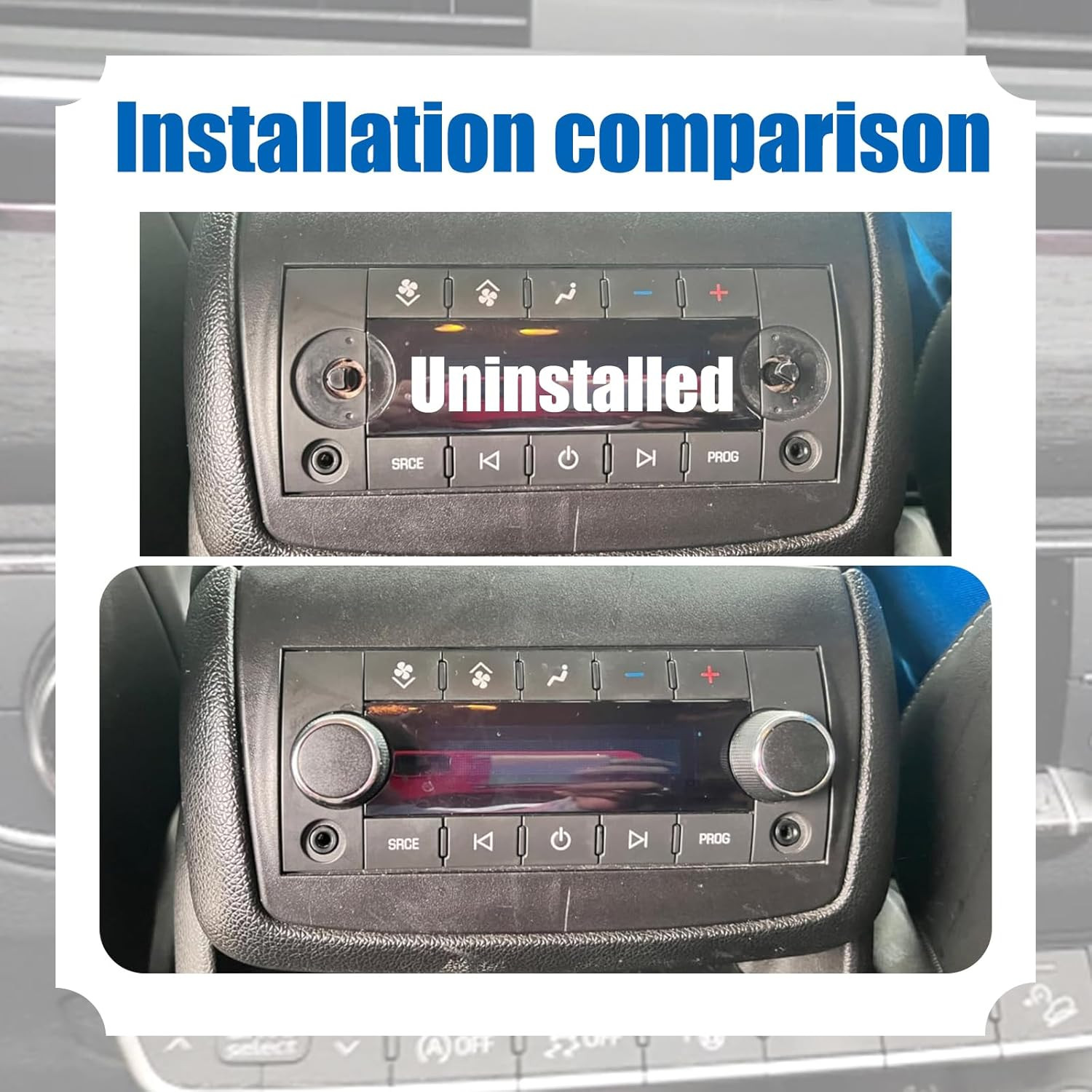 2PCS Car Volume Knob for Rear Audio Replacement OEM 22912547Rear Radio Knobs Re