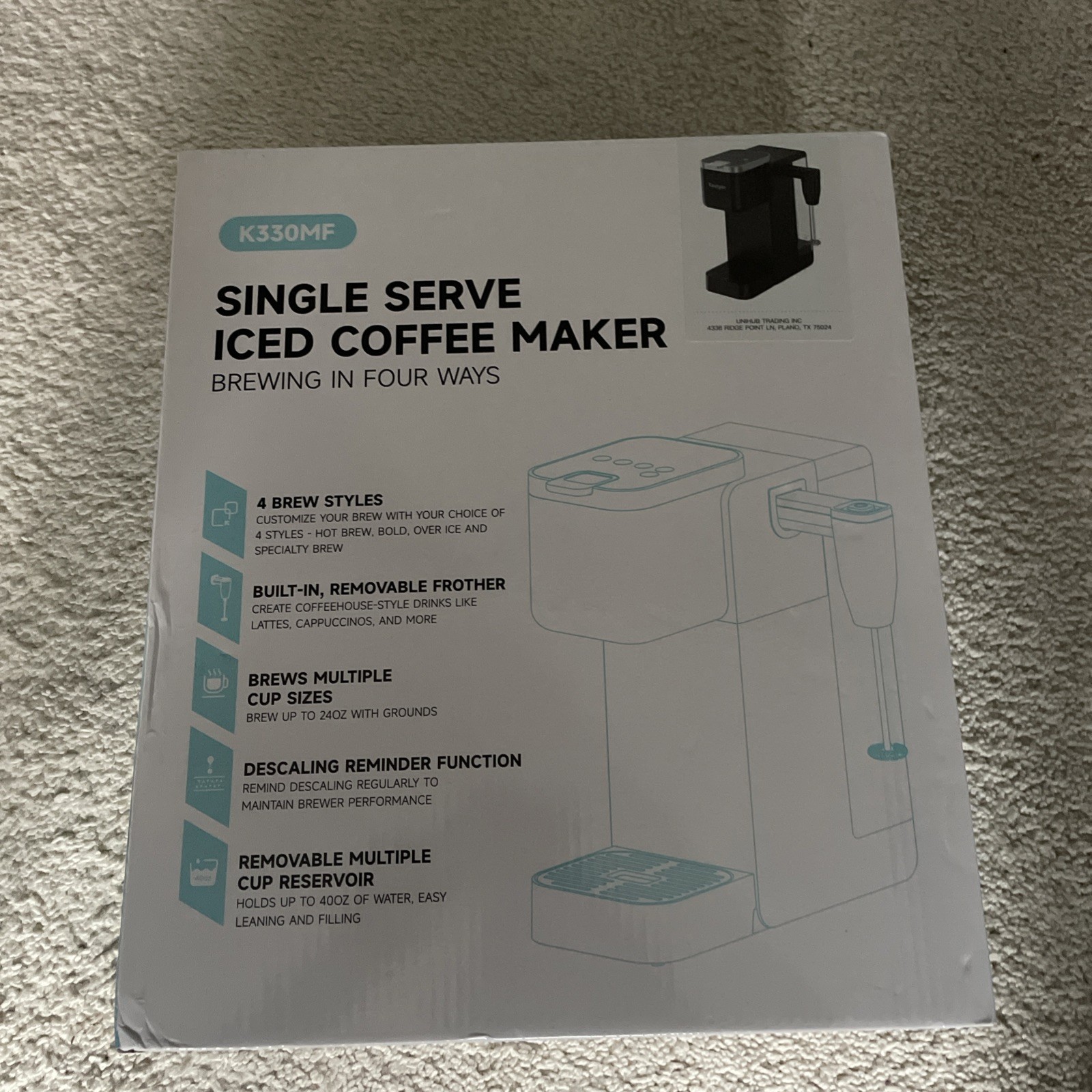 Tastyle Single Serve Iced Hot Coffee Maker Machine k310IC