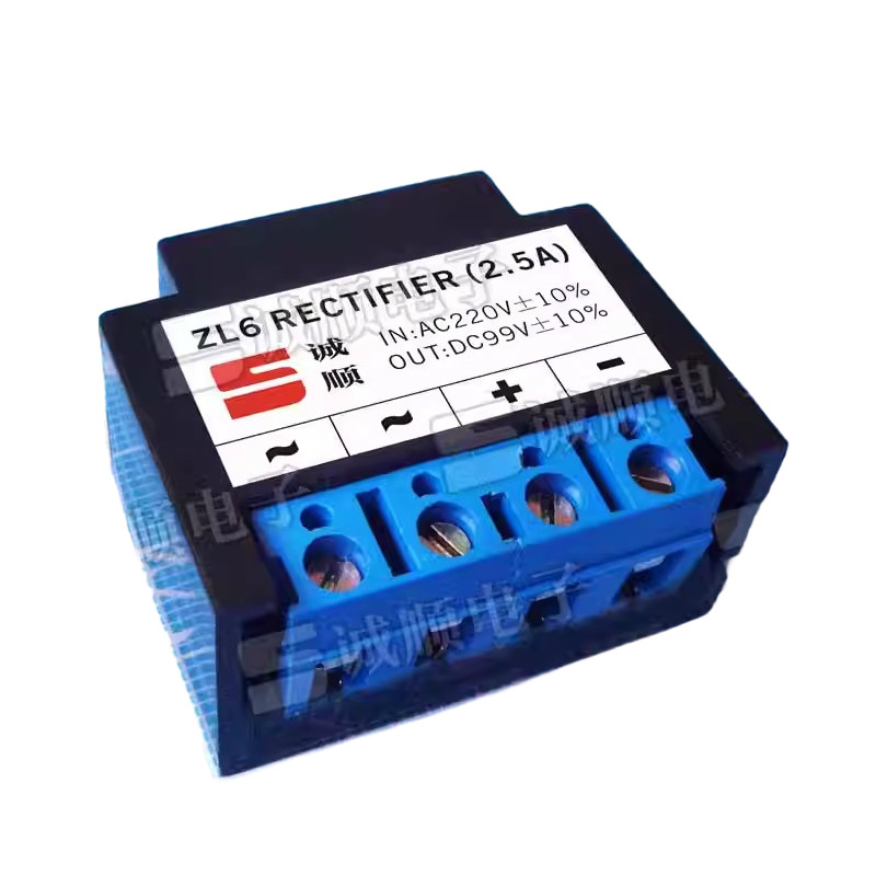 ZL6 IN AC220V±10% OUT DC99V±10% 2.5A Rectifier