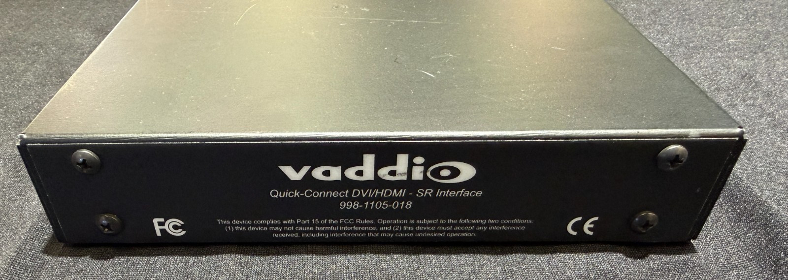 Vaddio Quick-Connect DVI/HDMI-SR Interface 998-1105-018 NICE!!!*