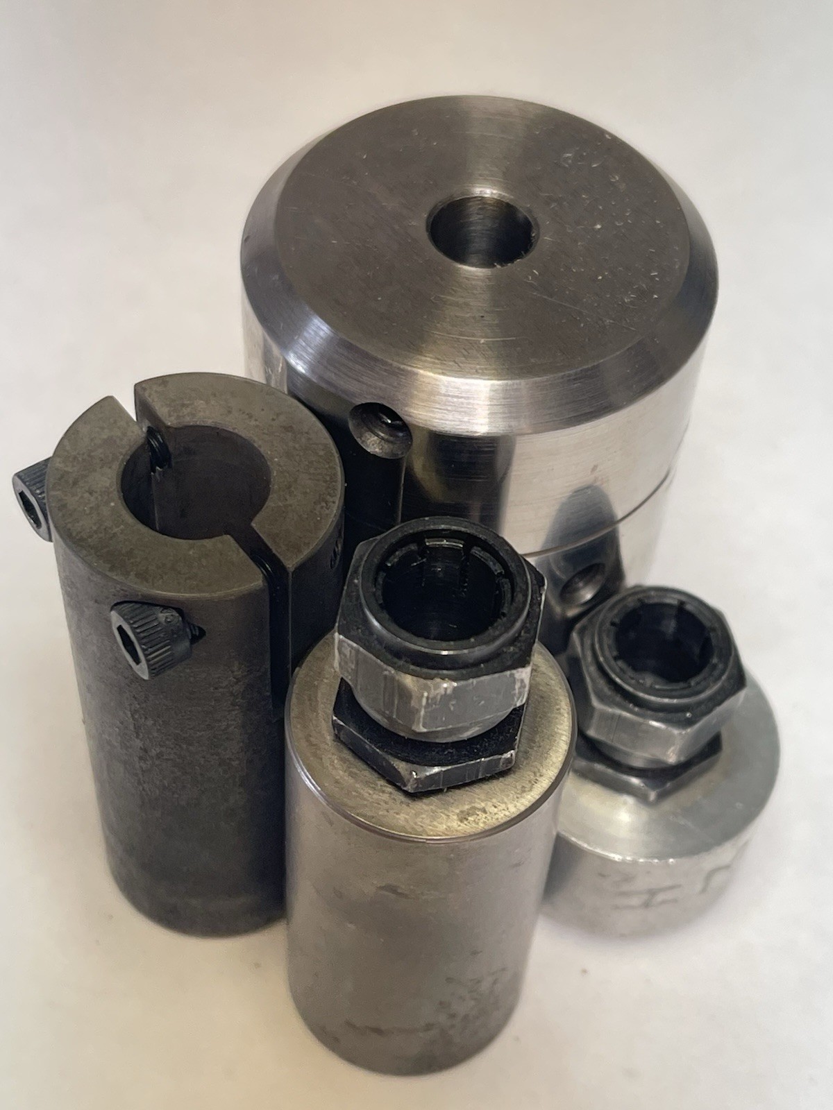 (4) Dial Indicator Stem Holder | Base Fixtures 3x=3/8”DIA. & 1x=1/2”DIA (25MY29)