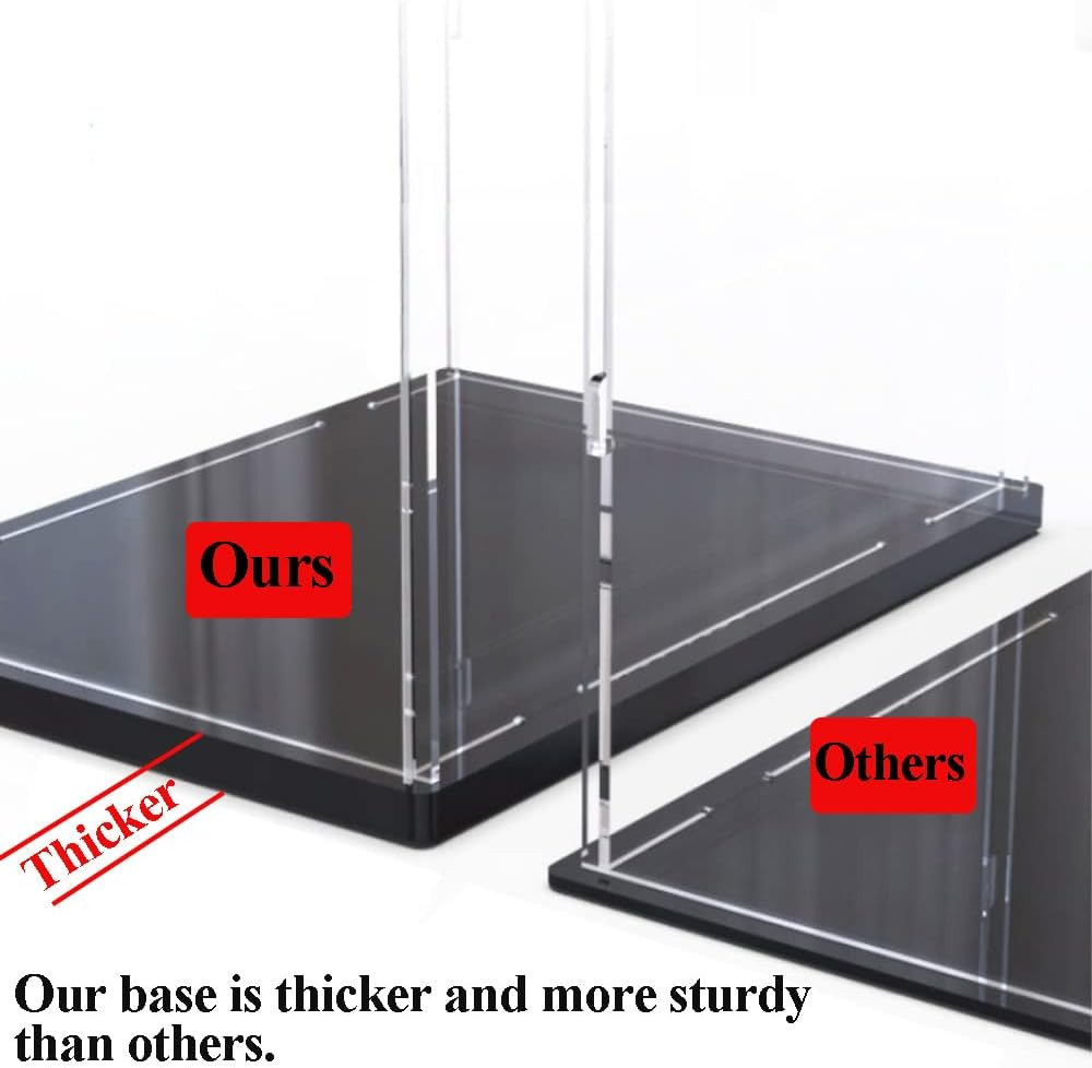 Acrylic Display Case for 1/8 Scale Model Car Large Lego Display Case