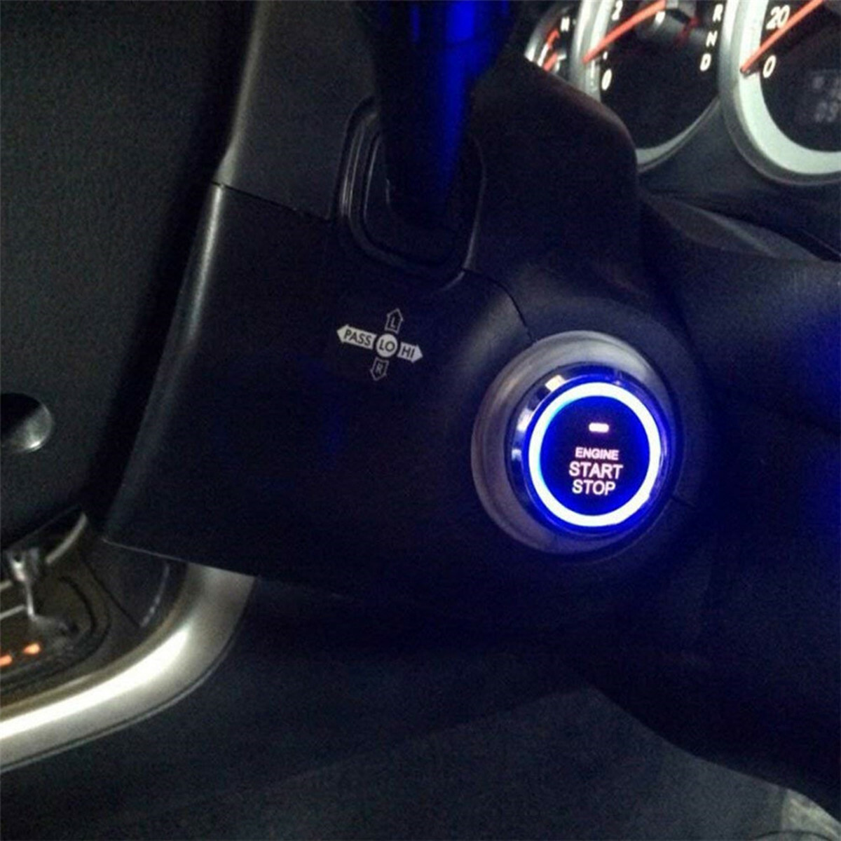 Car Engine Ignition Start Push Button Switch Keyless Entry Remote Starter Kit