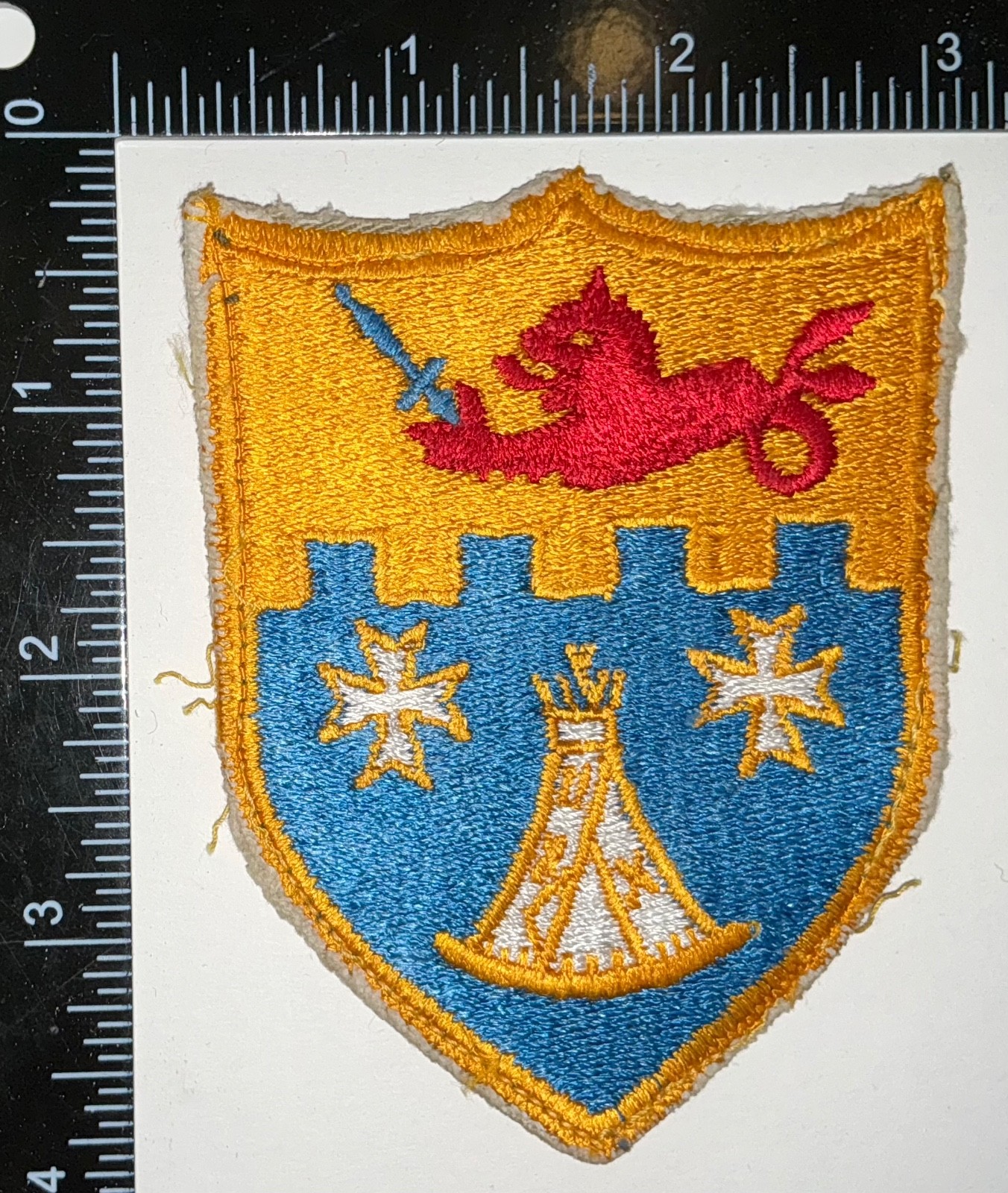Cold War US Army 12th Infantry Regt Regiment US Made Patch
