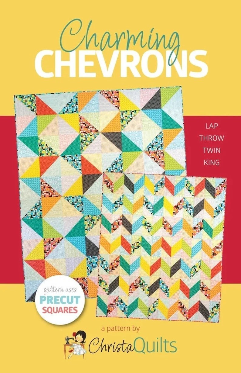 Bundle of 3 Charm Friendly quilt patterns from our closed shop
