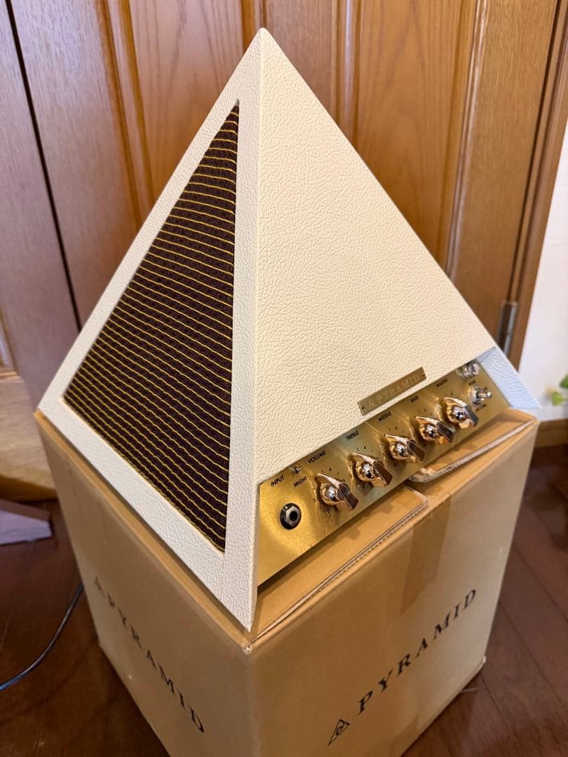 ZICCA AX Char Pyramid Amp Head White