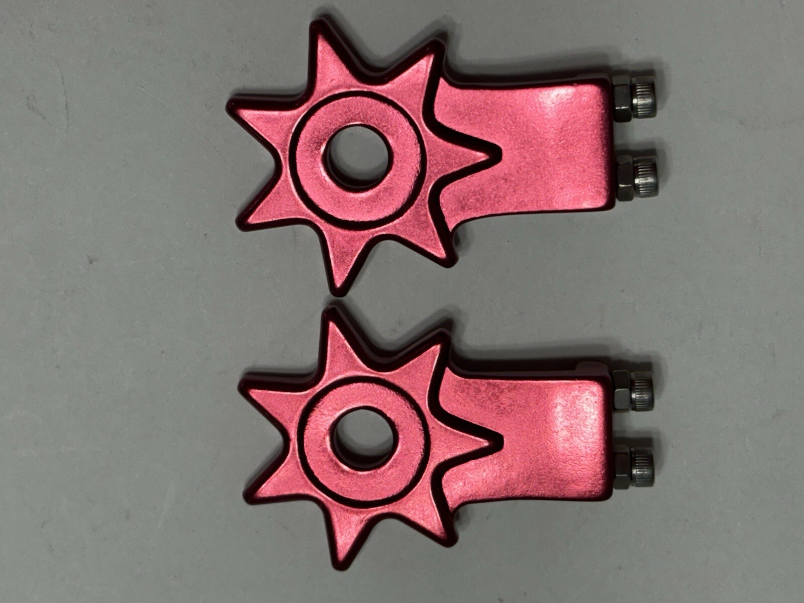 PRO BMX CHAIN TENSIONER ADJUSTER  NOS RED OLD SCHOOL