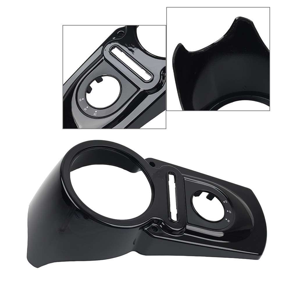 Black Motorcycle Gas Fuel Tank Cover For Harley Dyna FXDWG FXDL FXDB 2004-2023
