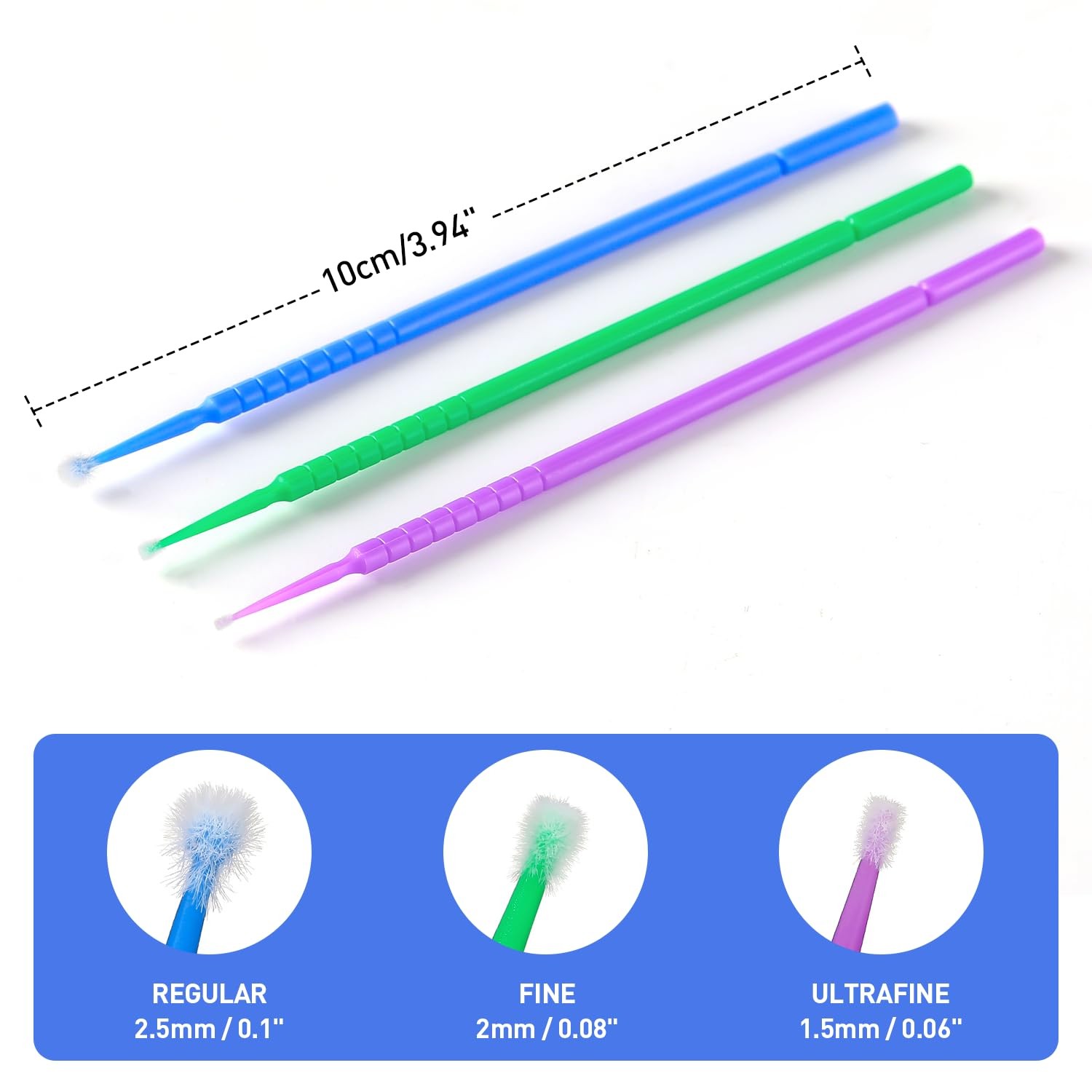 Dental Micro Applicators Brushes Regular Disposable 400pcs