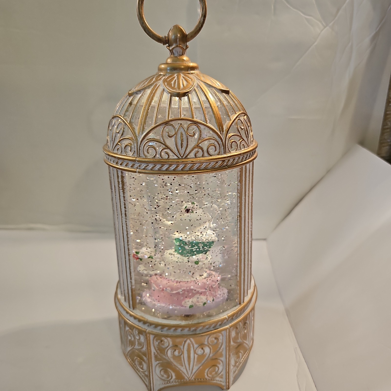 Glitter Globe Tea Party With Lights