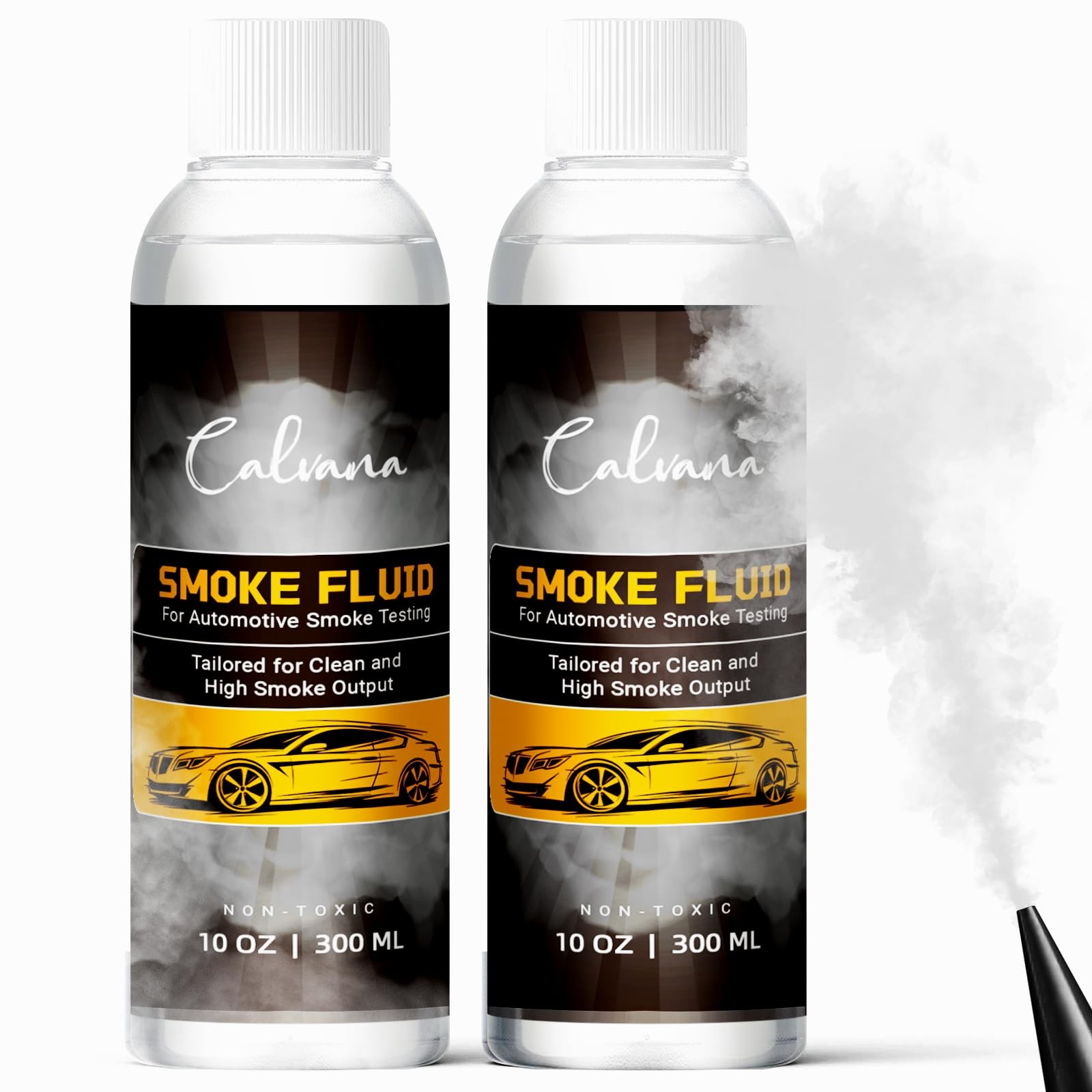 (2-Pack 10 Fl.Oz Smoke Machine Liquid, Oil Leak Detection Kit, for Automotive Sm