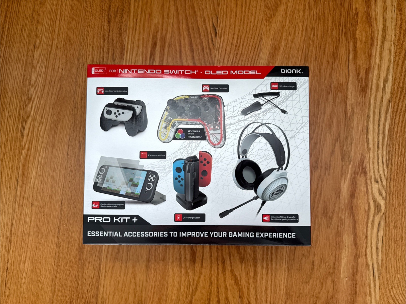Bionik Pro Accessories for Nintendo Switch OLED Model New and Sealed!