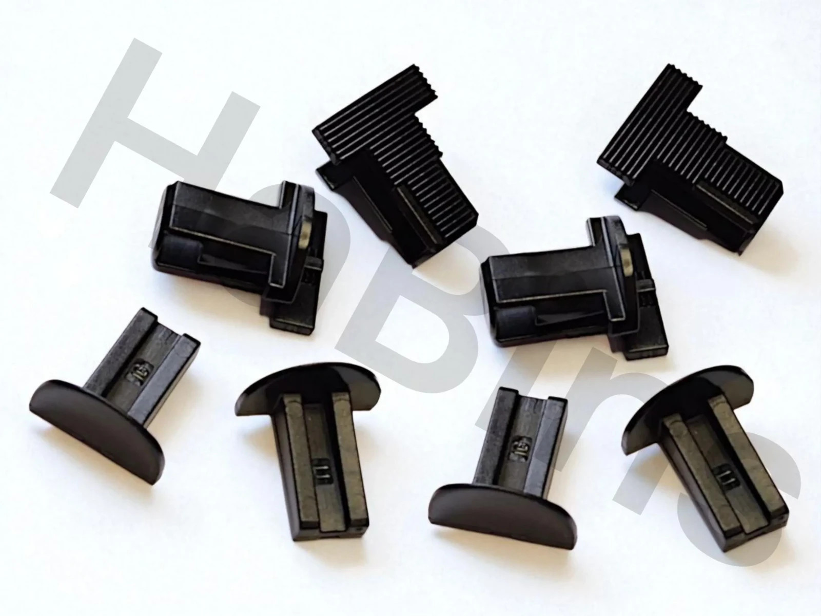 10093081 X 4 (10093082 X 4) IKEA Expanding Half Pin and Plug in Black