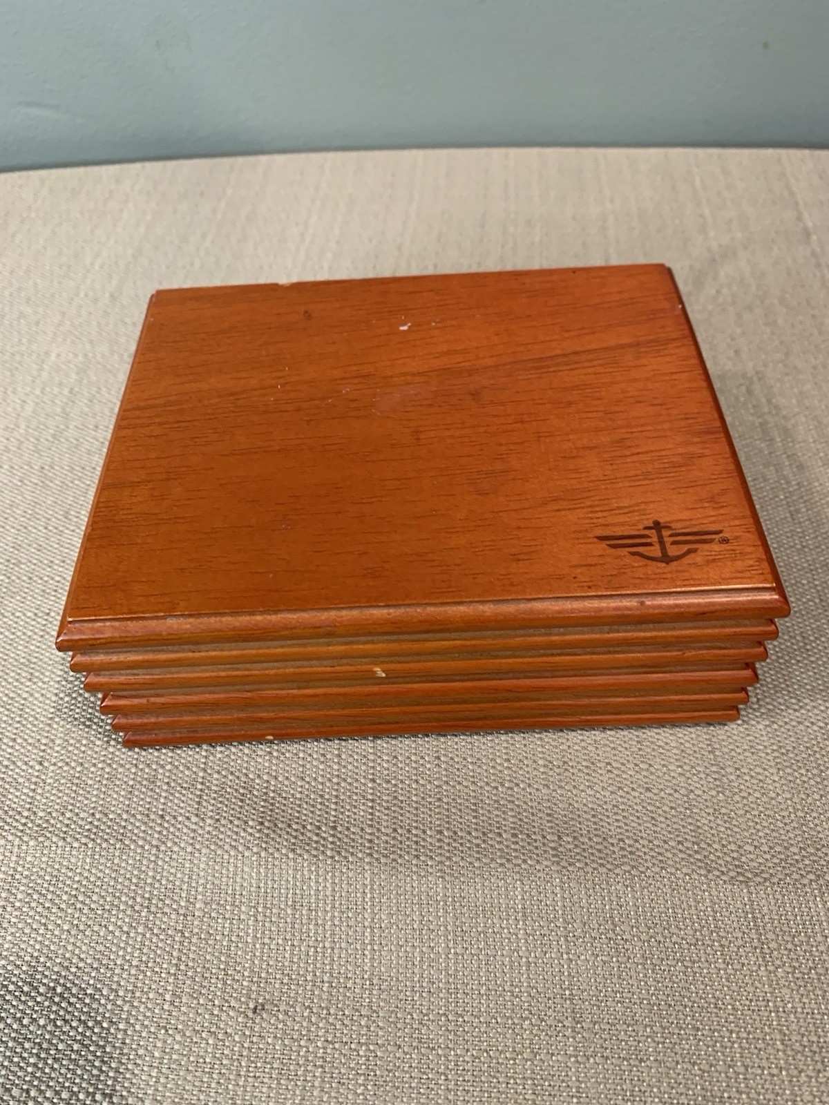 Dockers Genuine Wallet Wooden Valet Box Made Of Cherry Wood.  Box Only