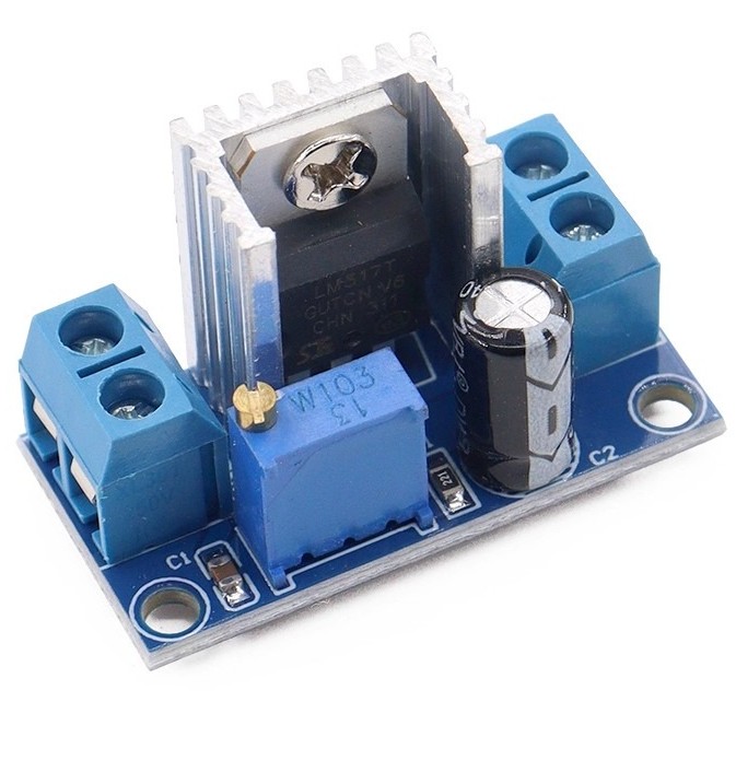 DC Linear Converter Buck Step Down LM317 Low Ripple Module Power Supply