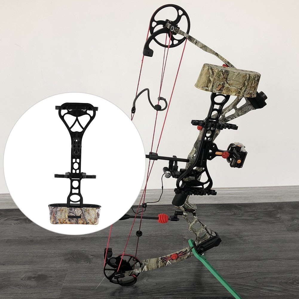 Archery Quiver Black Accessory Universal For Compound Bow Hunting Shooting