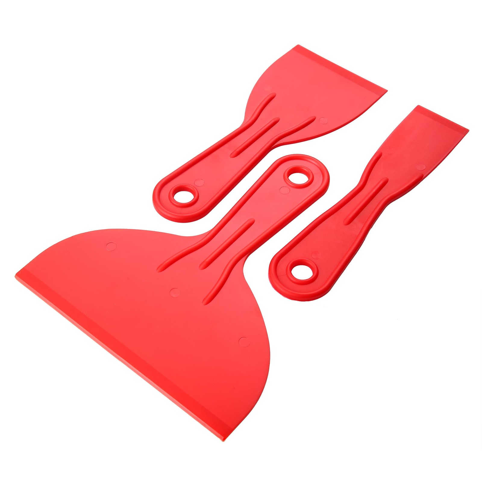 3 Pcs Putty Knife,Flexible Plastic Paint Scraper Tool for...