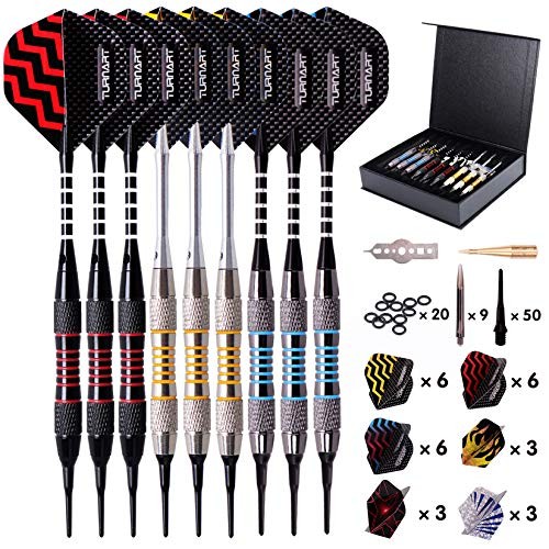 Professional Soft Tip Darts Set - Tungsten Plastic Tip Darts