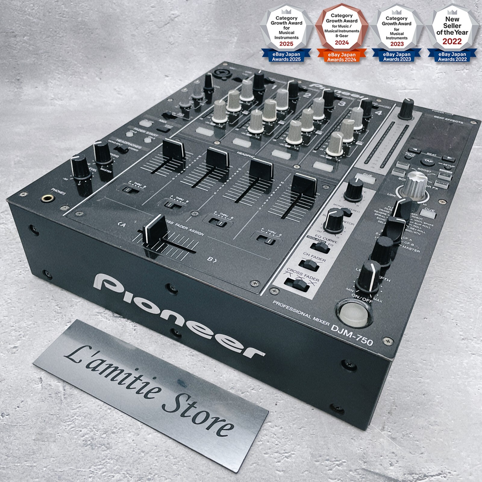 Pioneer DJM-750-K 4-Channel Professional Performance DJ Mixer DJM750K DJM750 JP