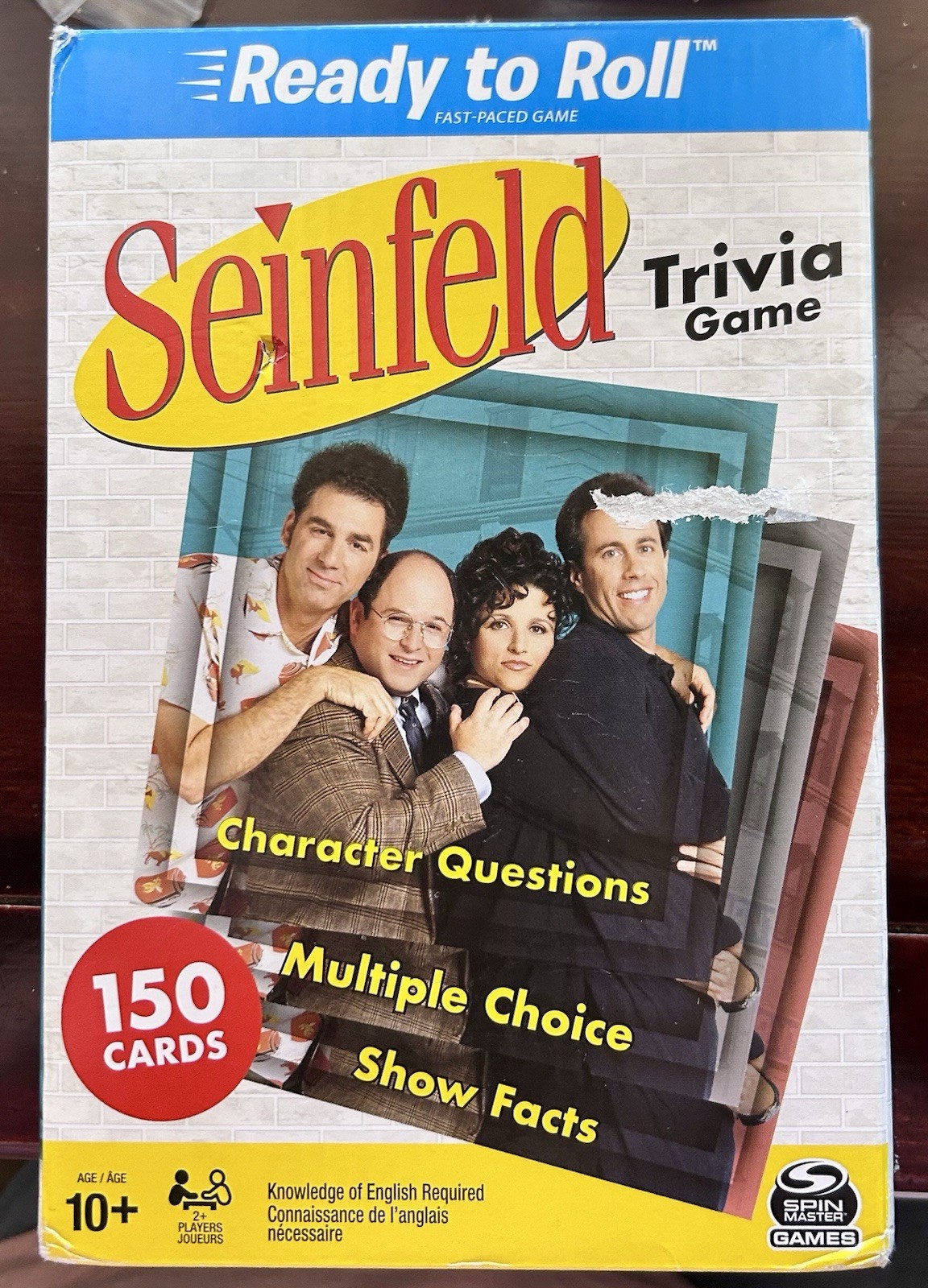 SEINFELD TRIVIA GAME Ready To Roll NOS Trivia Game Pop Culture 90's