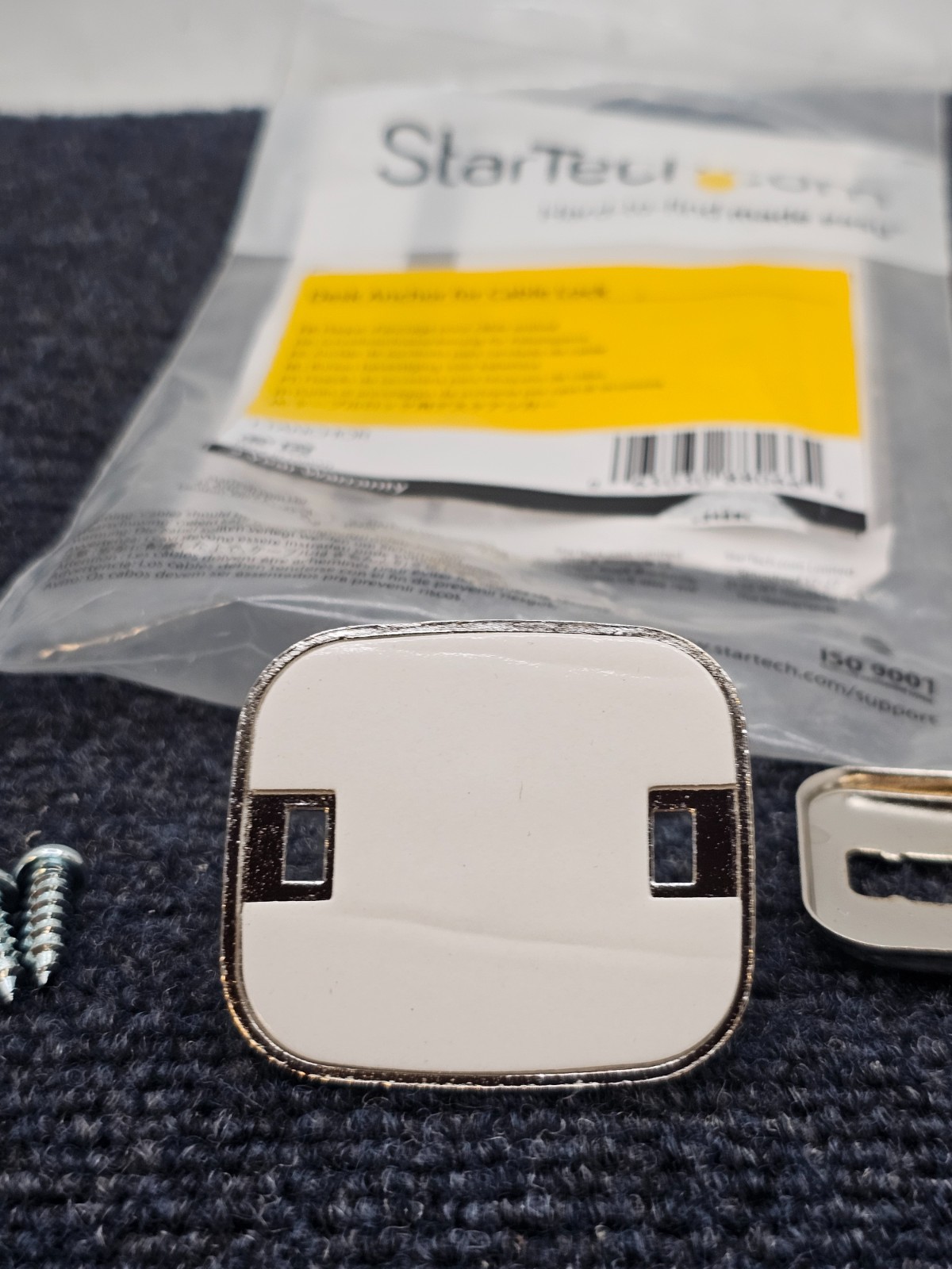 StarTech.com LTANCHOR Desk Anchor For Cable Lock Security, Steel