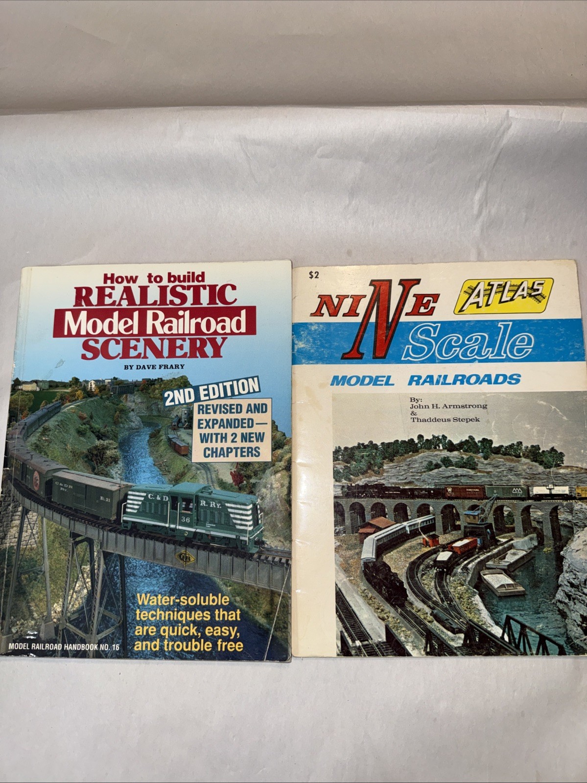 Atlas Nine N Scale Model Railroads  (1970) Realistic Model Railroad Scenery 1982