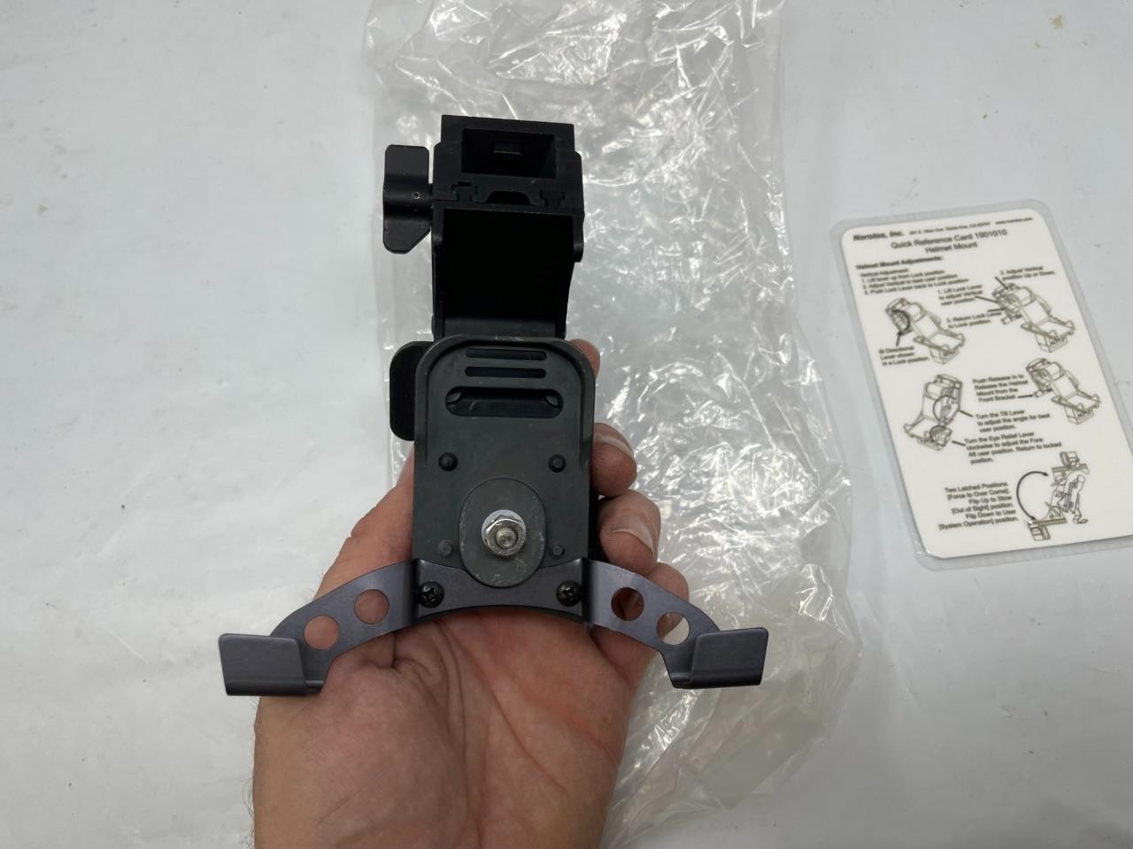 Original Norotos NVG Rhino II ACH Mount 1955010-2 (Titanium) Black w/Bracket