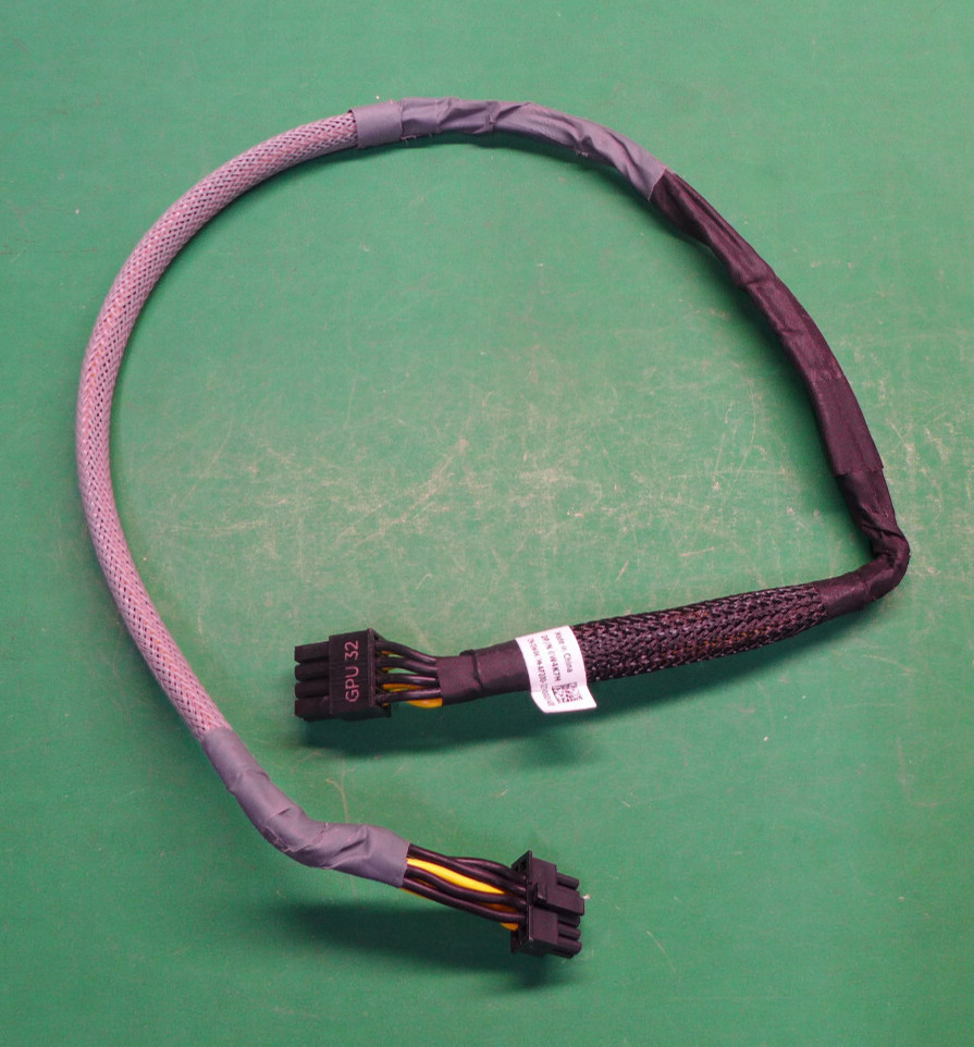 GENUINE Dell PowerEdge R750 GPU Power Cable 12-Pin to 8-Pin W4K7M