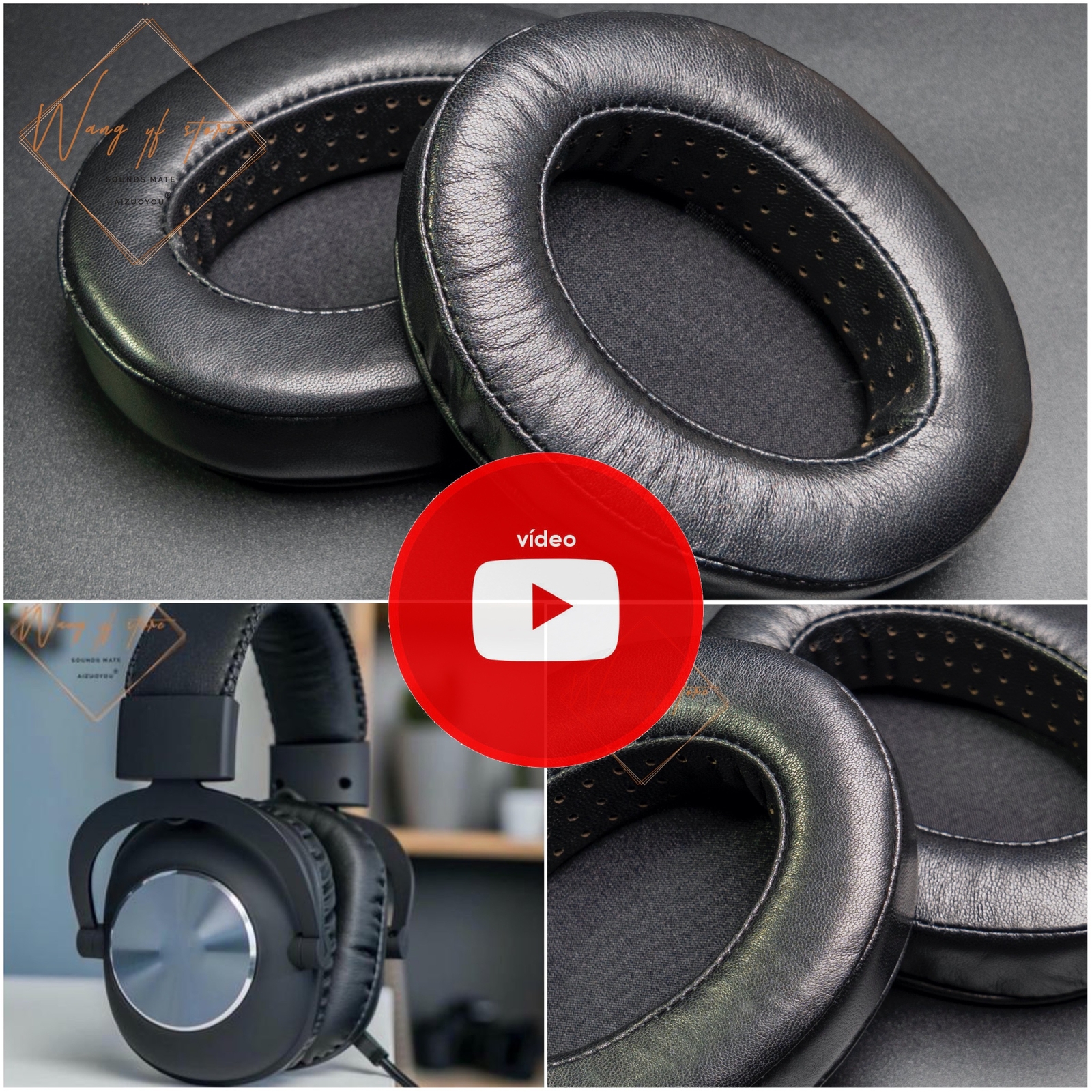 Lambskin Leather Foam Ear Pads Memory For Logitech G Pro X Headphone Lambskin