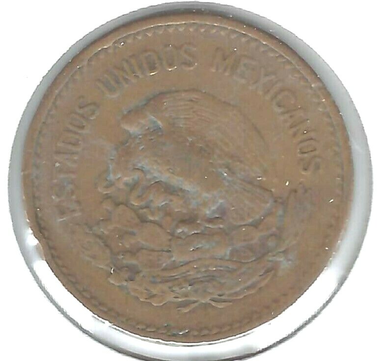 1969 Mexico Circulated Twenty Centavo Coin