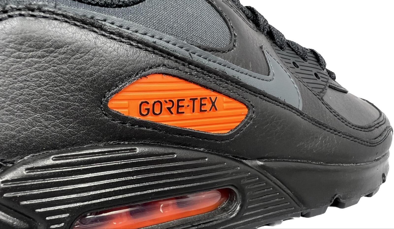 Nike Air Max 90 Gore-Tex Black Anthracite Shoes Waterproof Sneakers Trainers Men