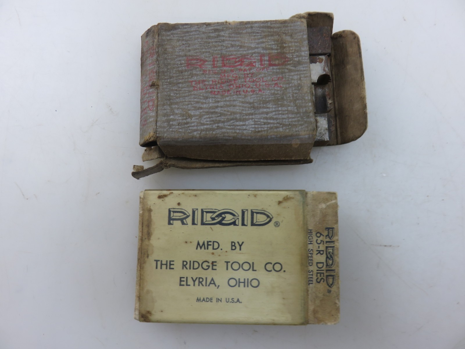 Ridgid No. 65-R Dies Replacement Pipe Threader Head Vintage Made In USA