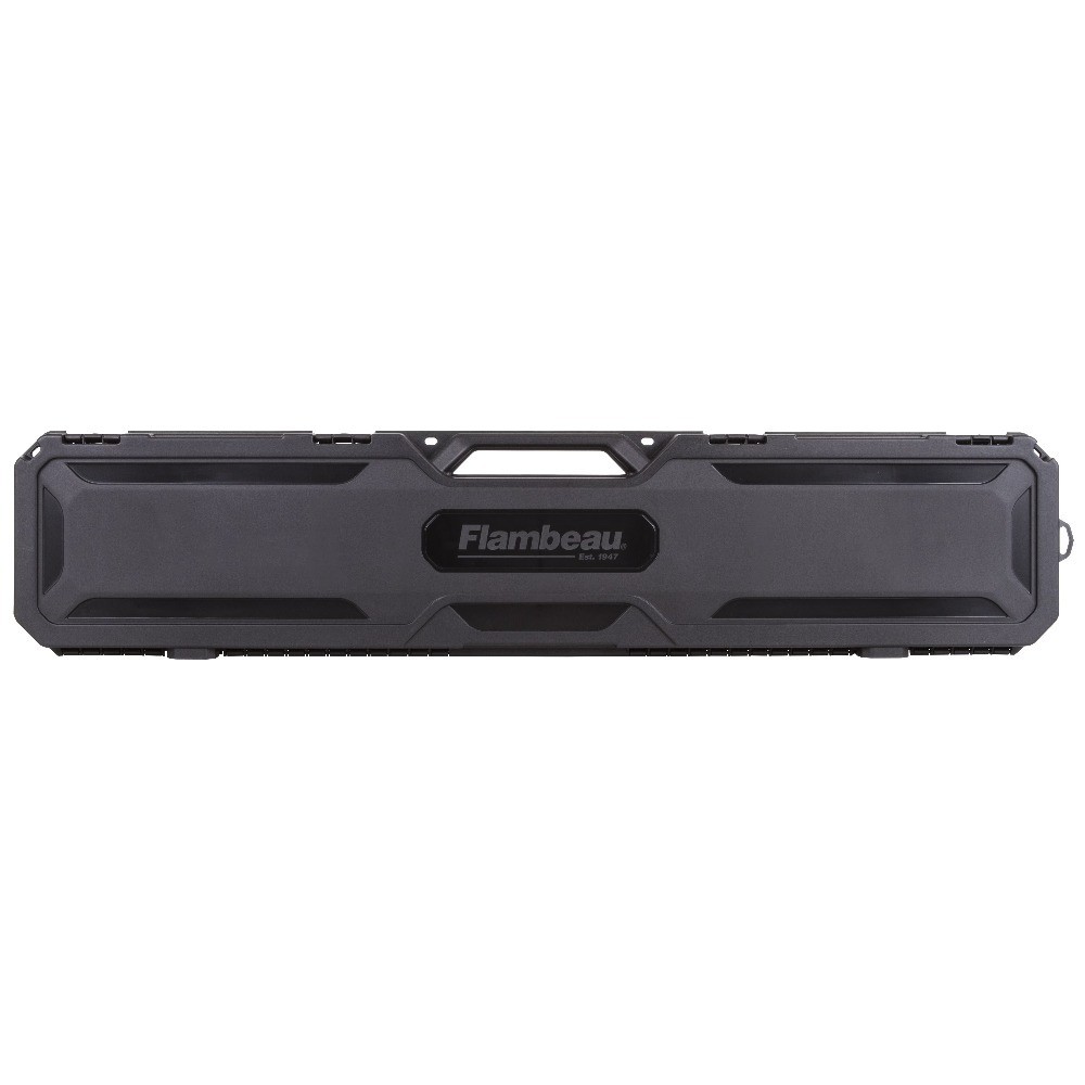 Large Tactical Hard Rifle Case for Long Guns with Foam Interior 50.5 Inch Black