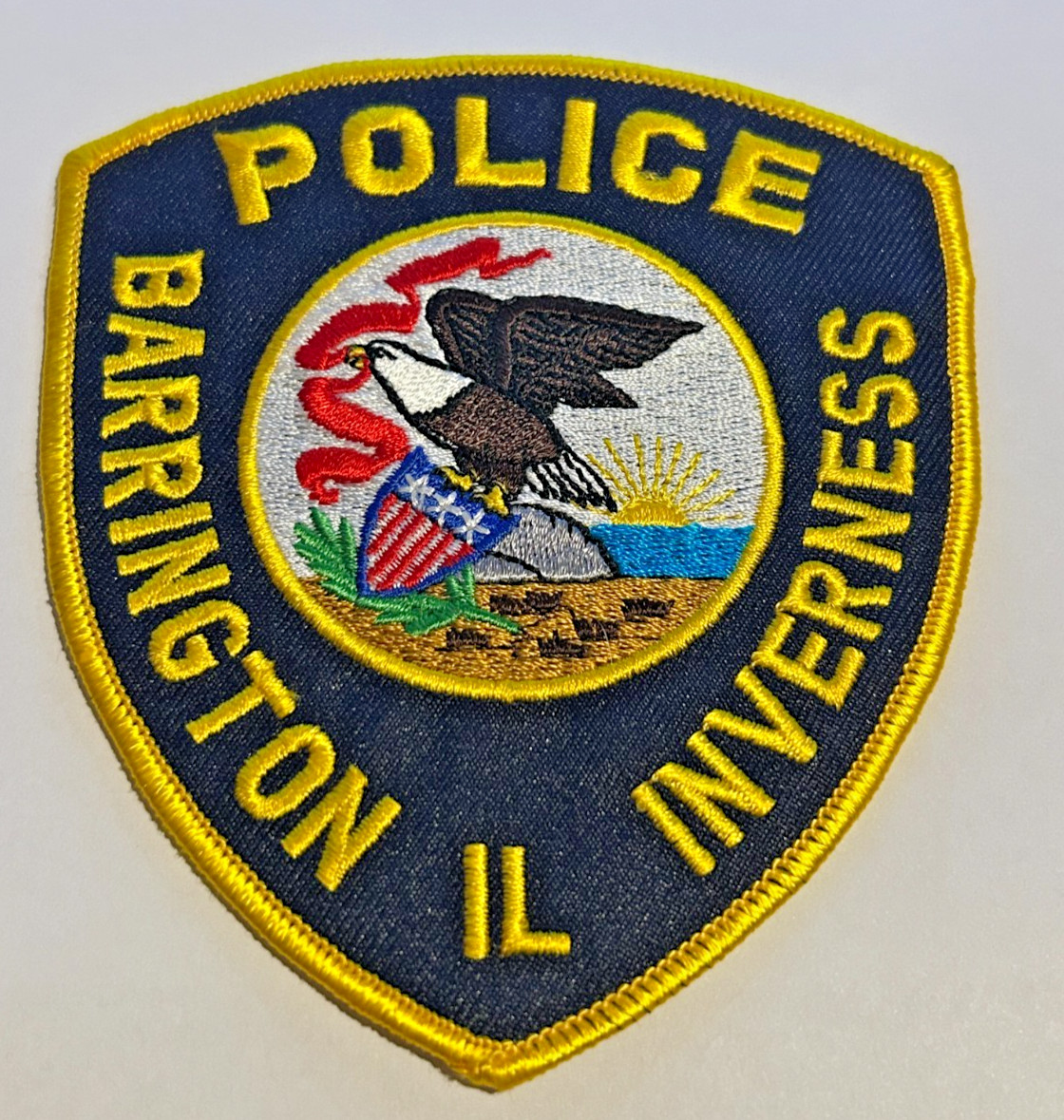Barrington - Inverness Illinois Police Patch Unused