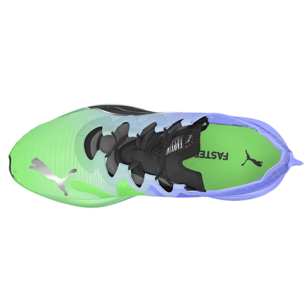 PUMA FastFwd Nitro Elite Running Womens Green, Purple Sneakers Athletic Shoes 3