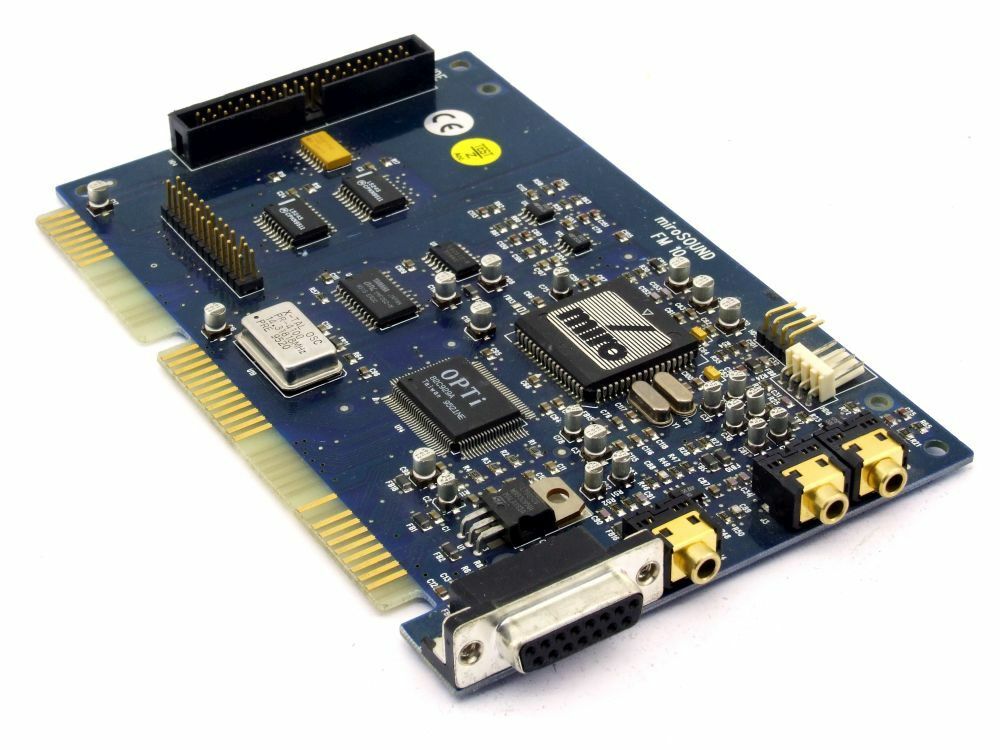 miro 1HSOUND-FM10 ISA Computer Sound Card OPTi Chip Audio Board B-Stock/B-Stock