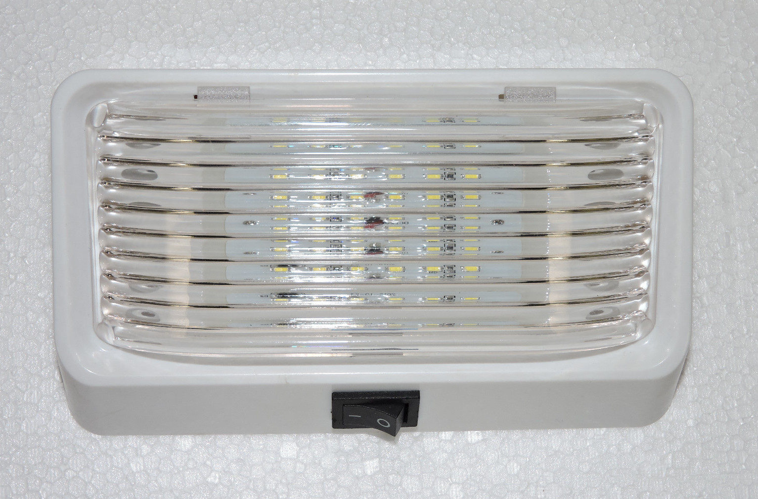 RV, Marine LED Porch Light Clear & Amber Lens w/ ON/OFF Switch 280 Lum