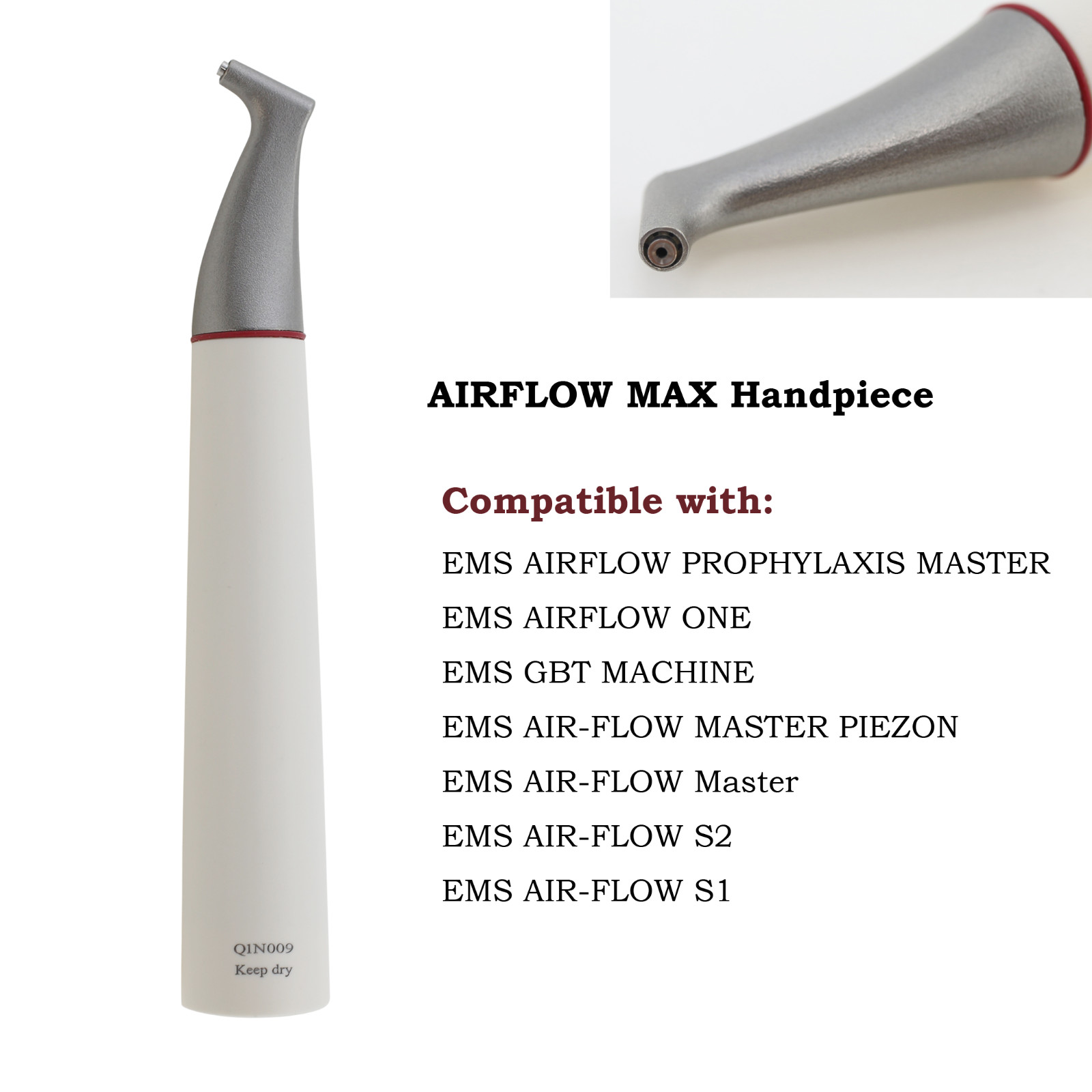 Dental AirFlow Handpiece for EMS GBT MACHINE AIR-FLOW MASTER PIEZON AIRFLOW ONE