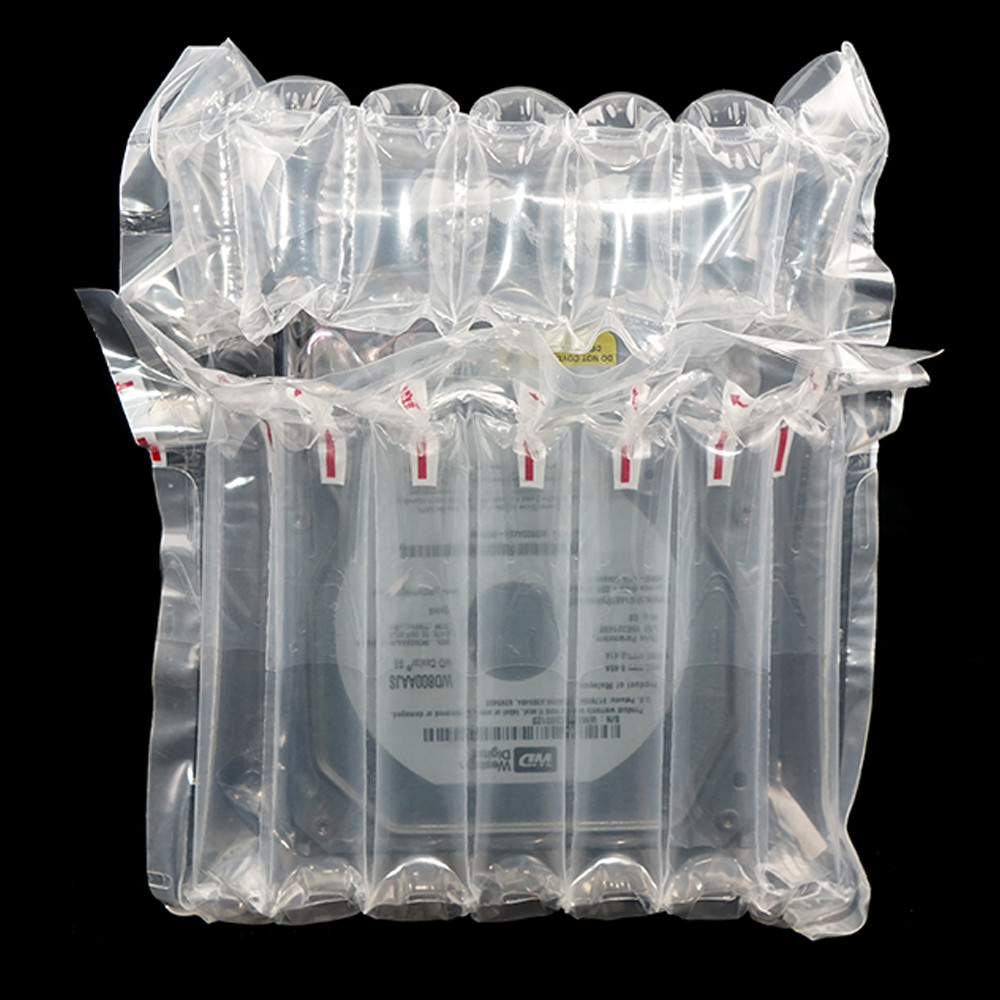 Inflatable Air Packaging Protective Bubble Packing Wrap Bag For 3.5" Hard Drive