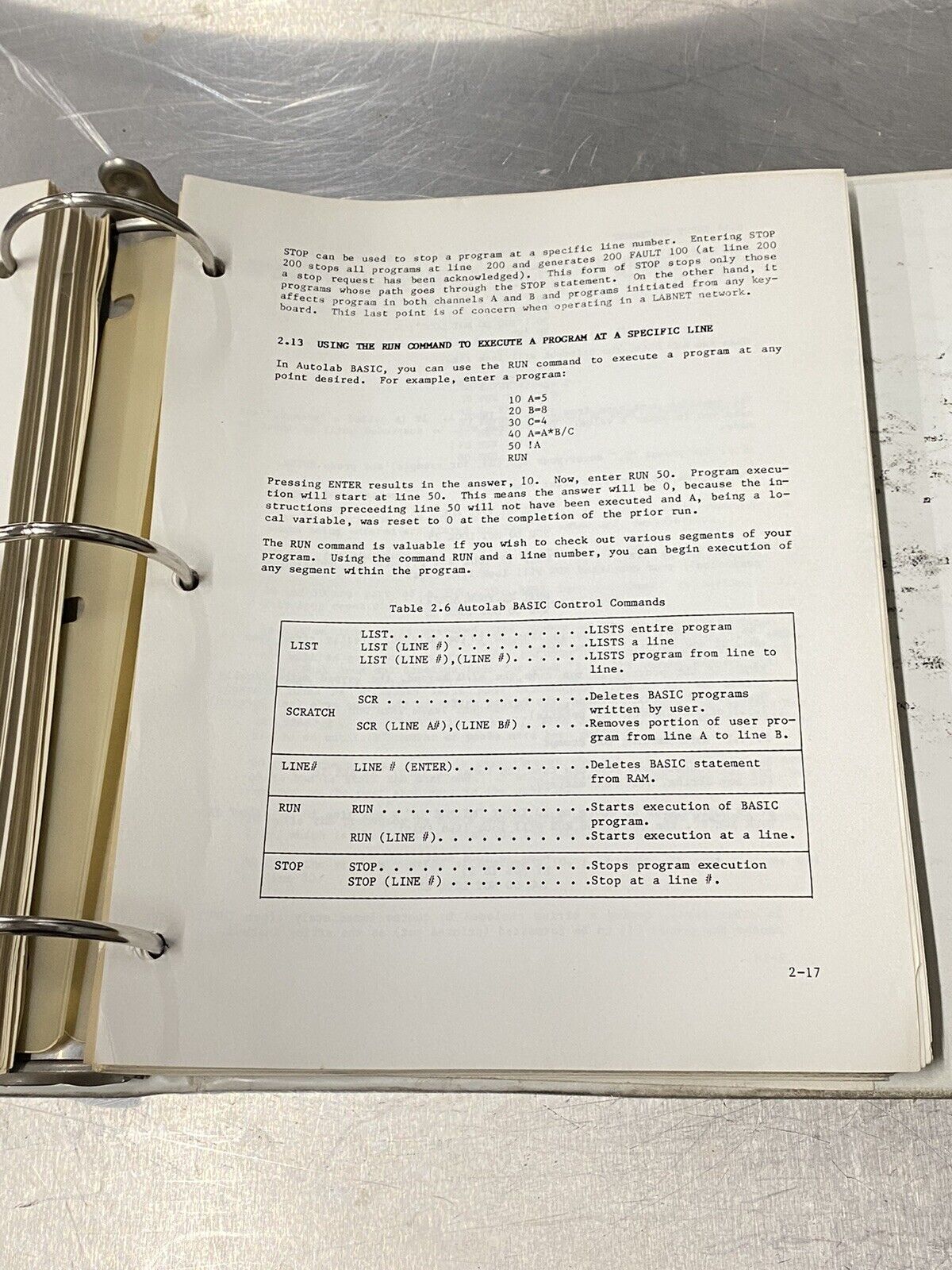 Varian 4270 Integrator - Users Guide / Instructions Manual
