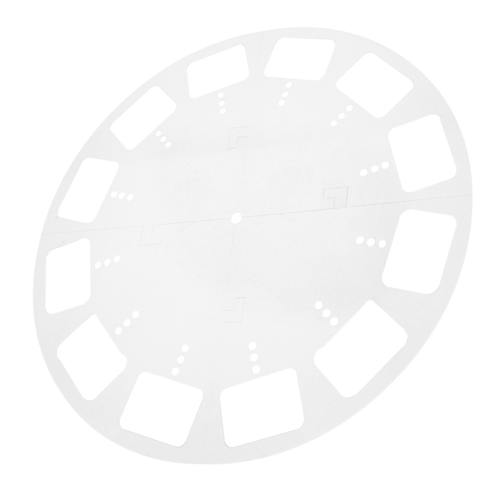 Reusable Acrylic Clock Router Template Accurate DIY Clock Dial Face Stencil