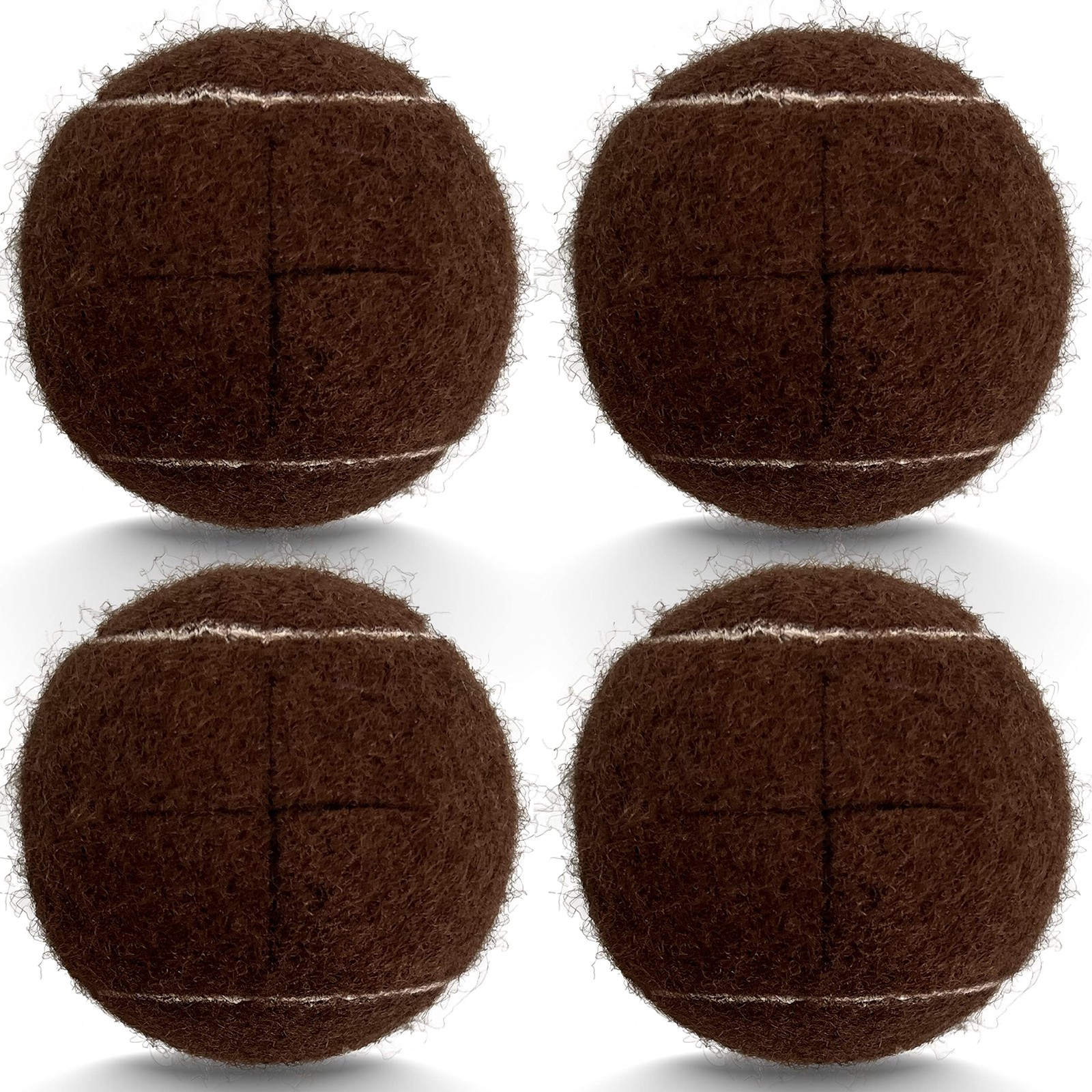 Precut Tennis Balls for Walkers, 4 PCS Heavy Duty Long Lasting Glide Balls - ...