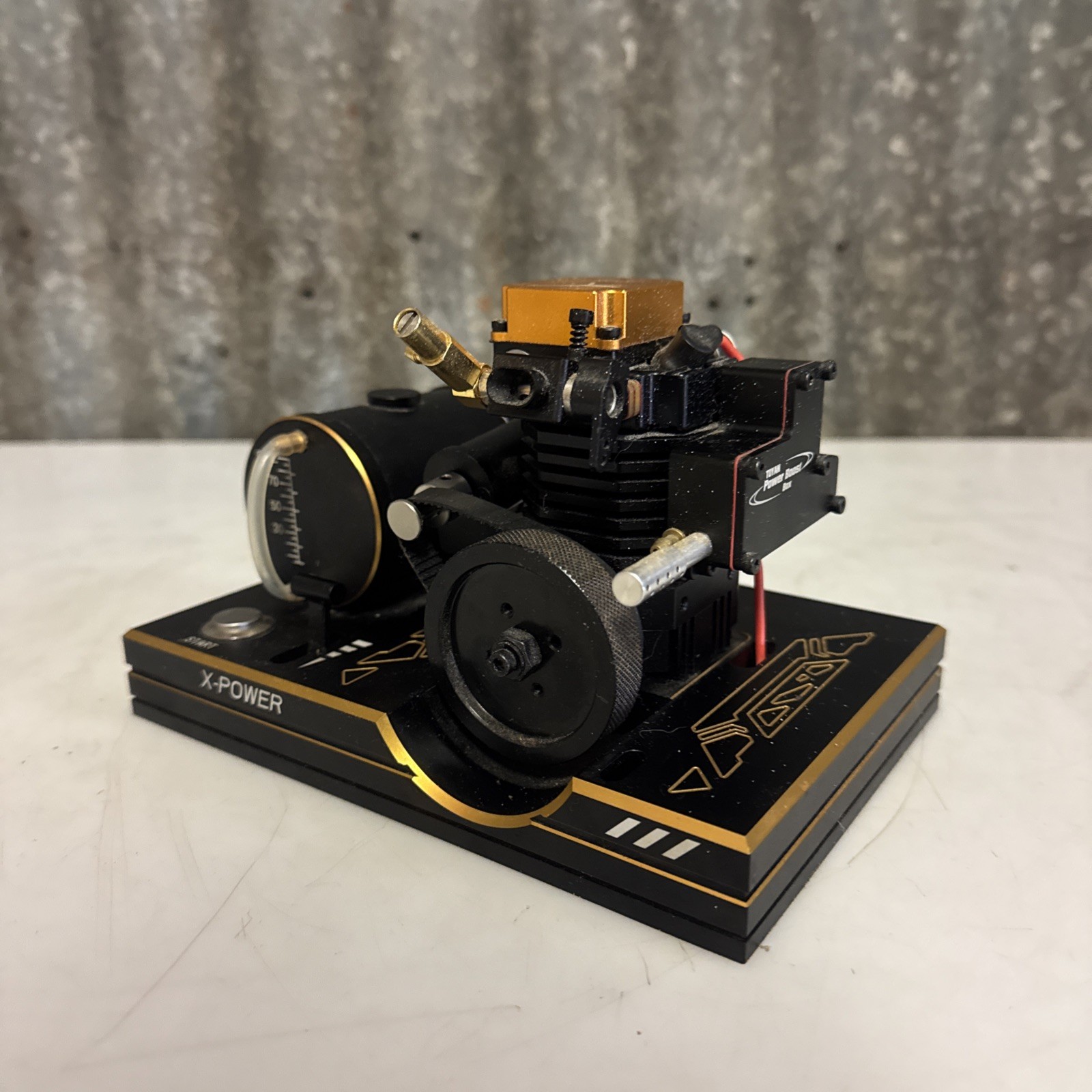 TOYAN FS-S100A Model Engine Power Boost Box , Tank, Base , Start and Throttle