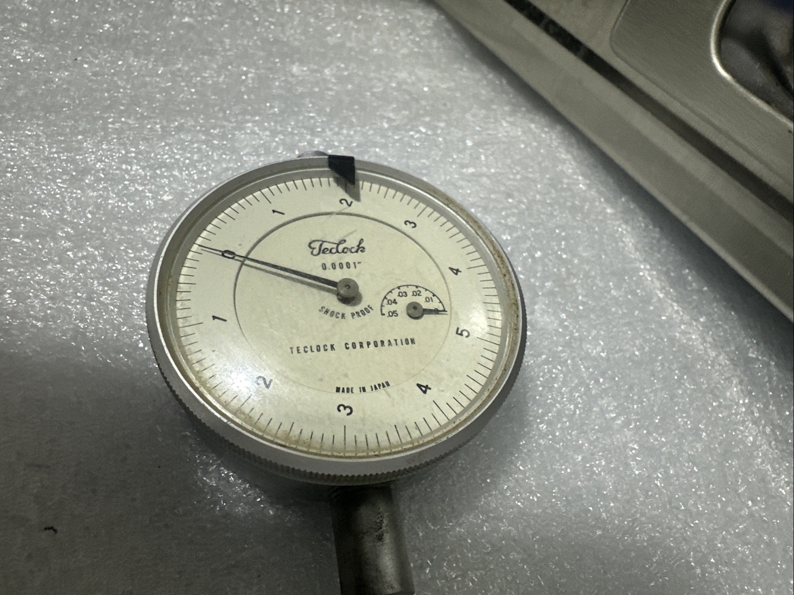 Teclock Dial Indicator Range 0.05" Range, 0.0001"