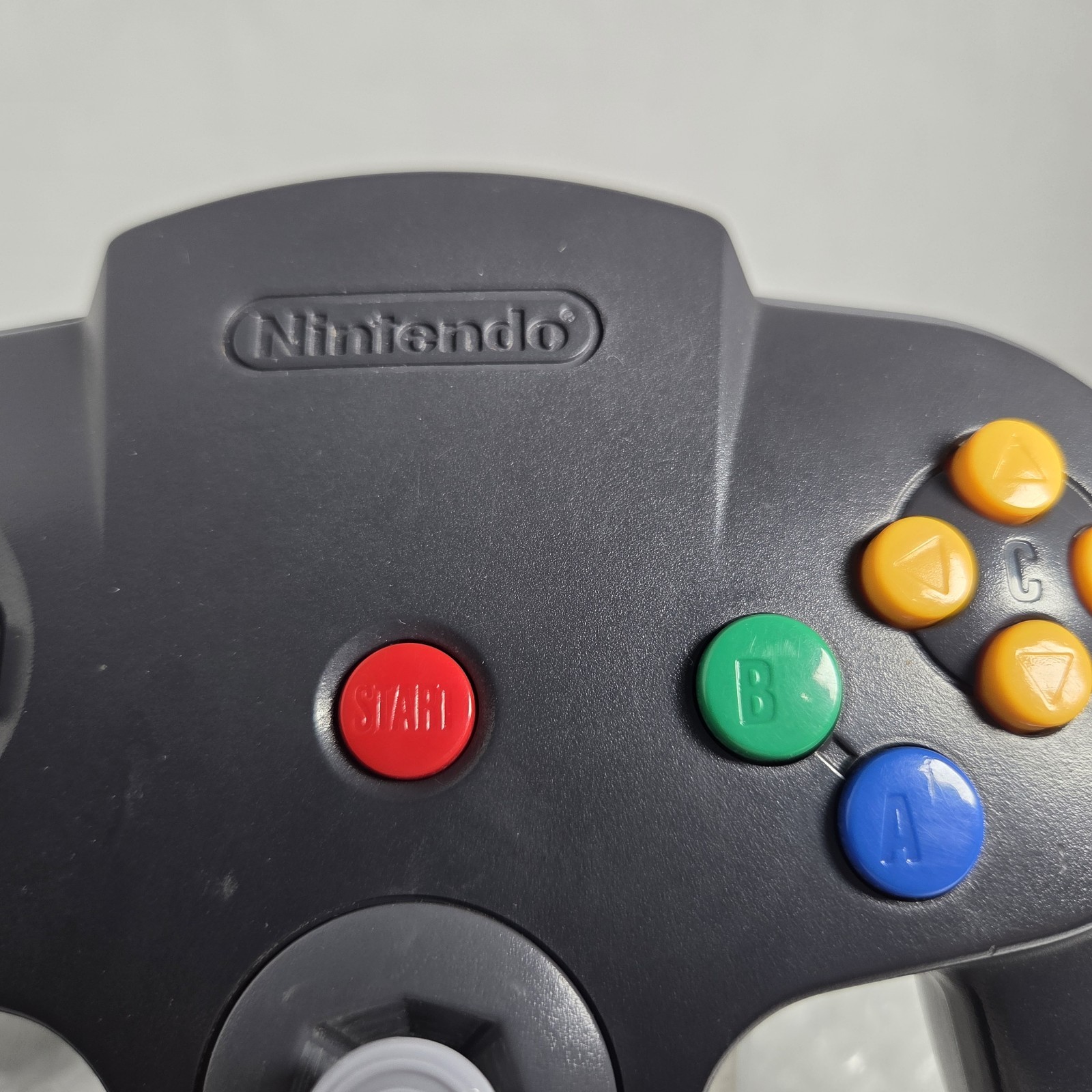 Nintendo 64 N64 Black Controller Wired New Stick Tested Cleaned Authentic OEM